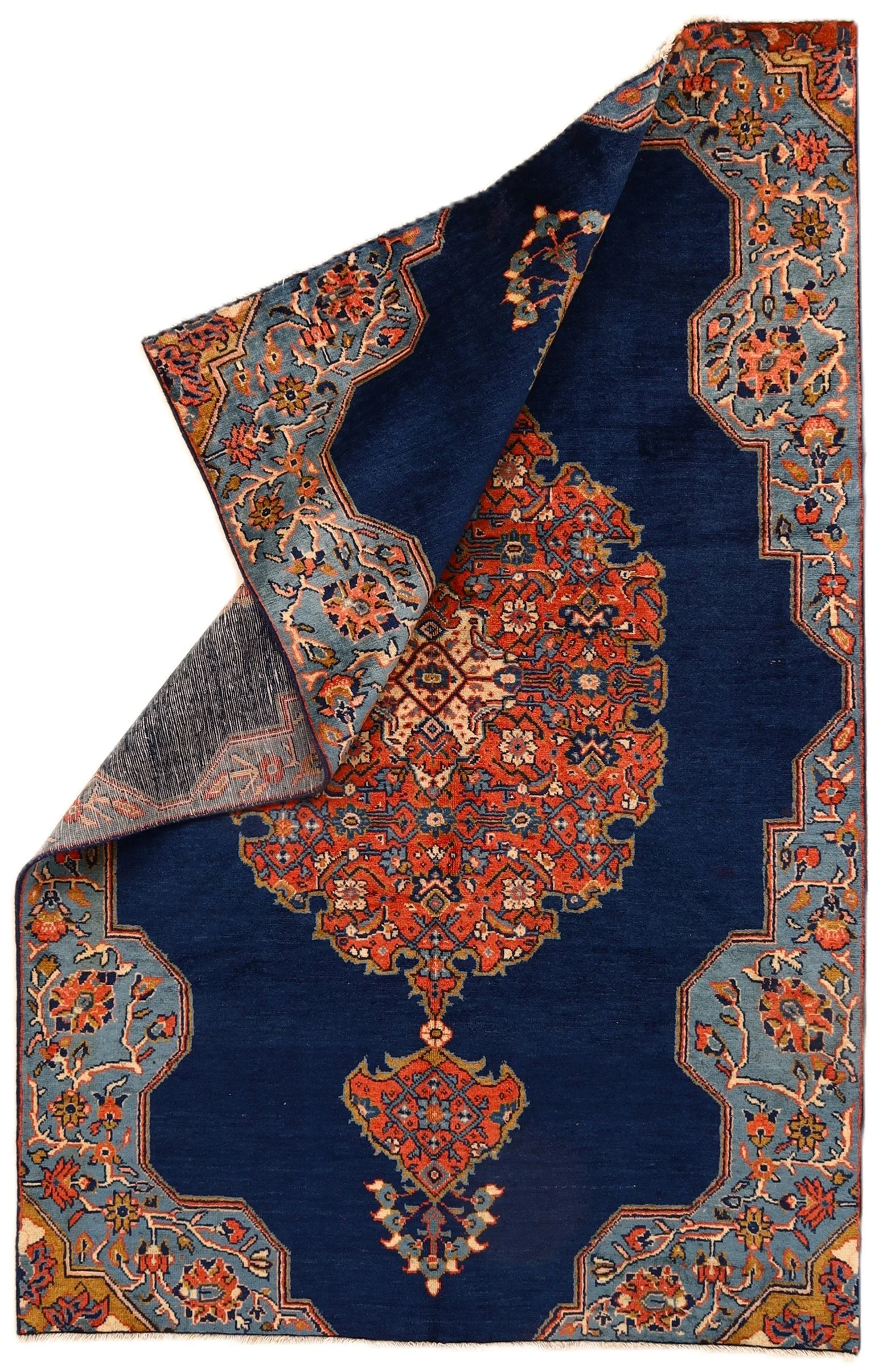 Sarouk Persian Rug — hand-knotted, 250 × 161 cm, Wool