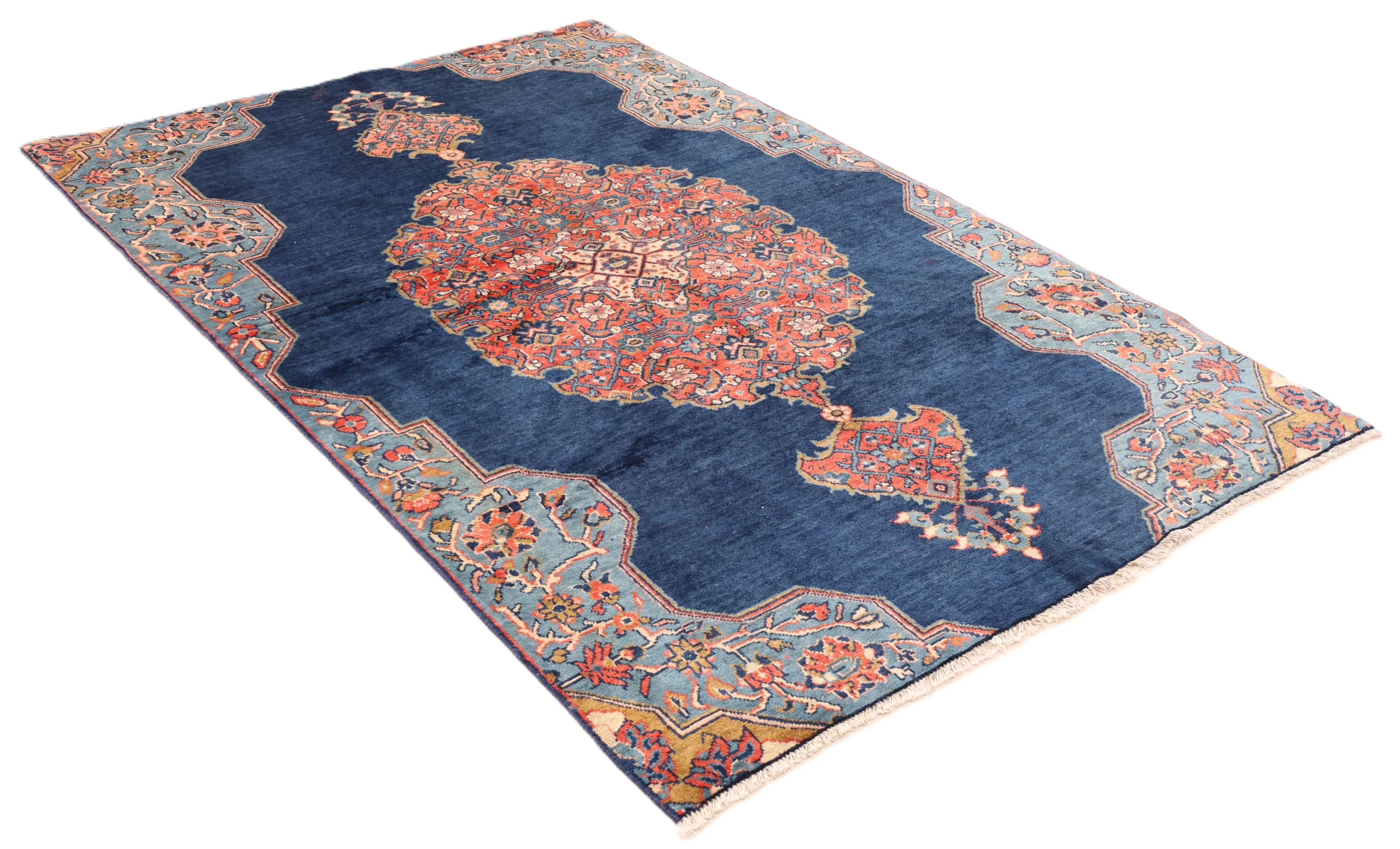 Sarouk Persian Rug — hand-knotted, 250 × 161 cm, Wool