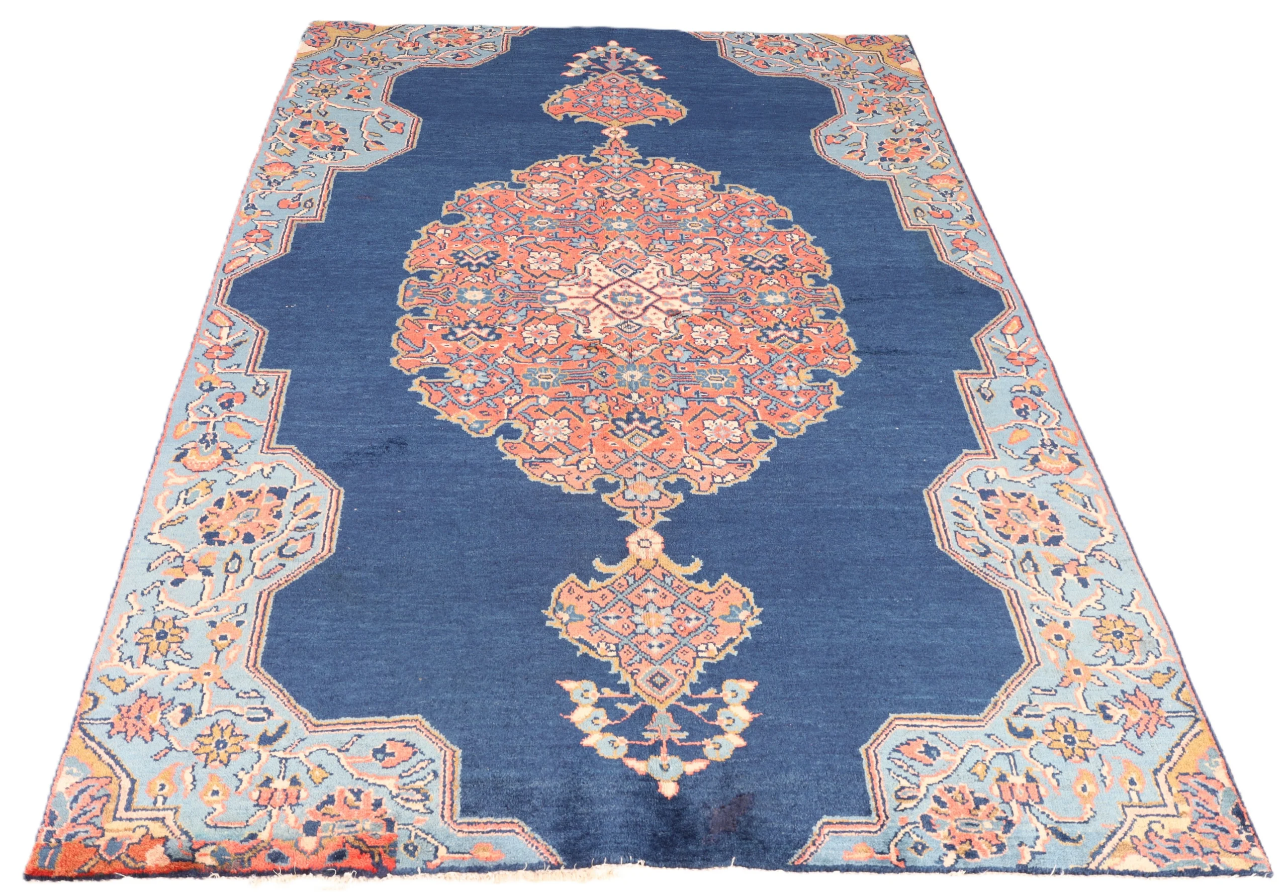 Sarouk Persian Rug — hand-knotted, 250 × 161 cm, Wool