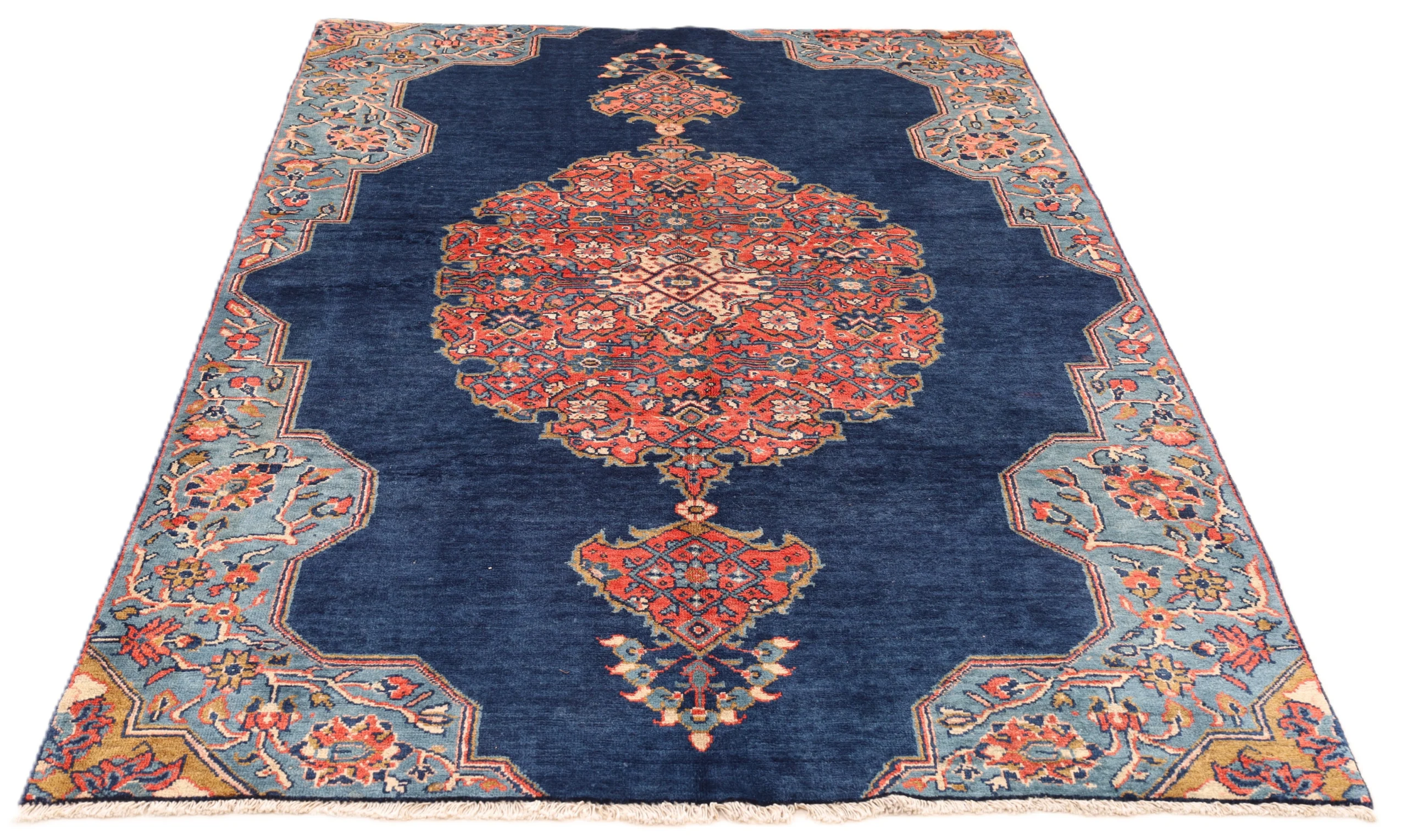 Sarouk Persian Rug — hand-knotted, 250 × 161 cm, Wool