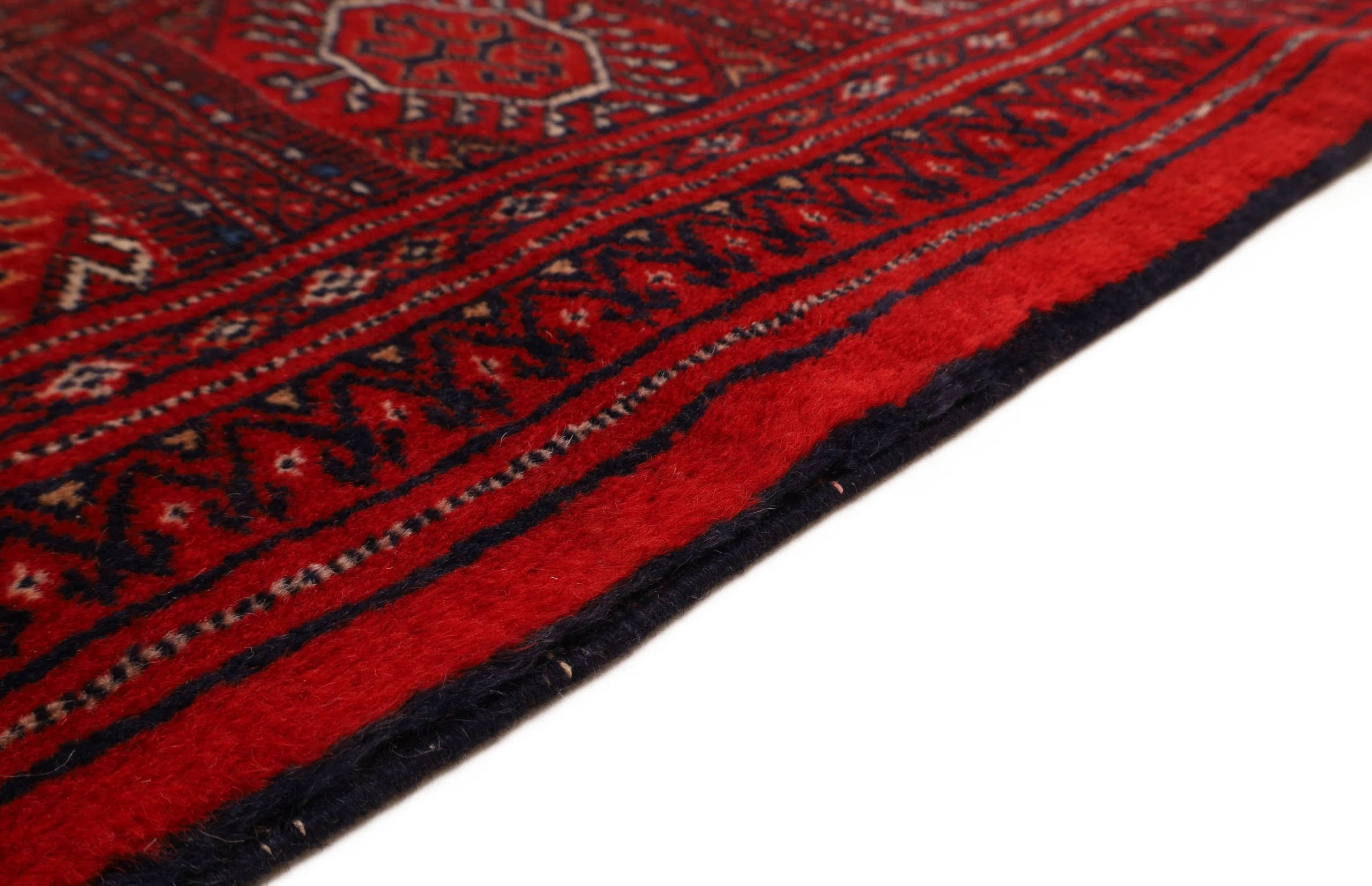 Turkmen Persian Rug — hand-knotted, 360 × 260 cm, Wool