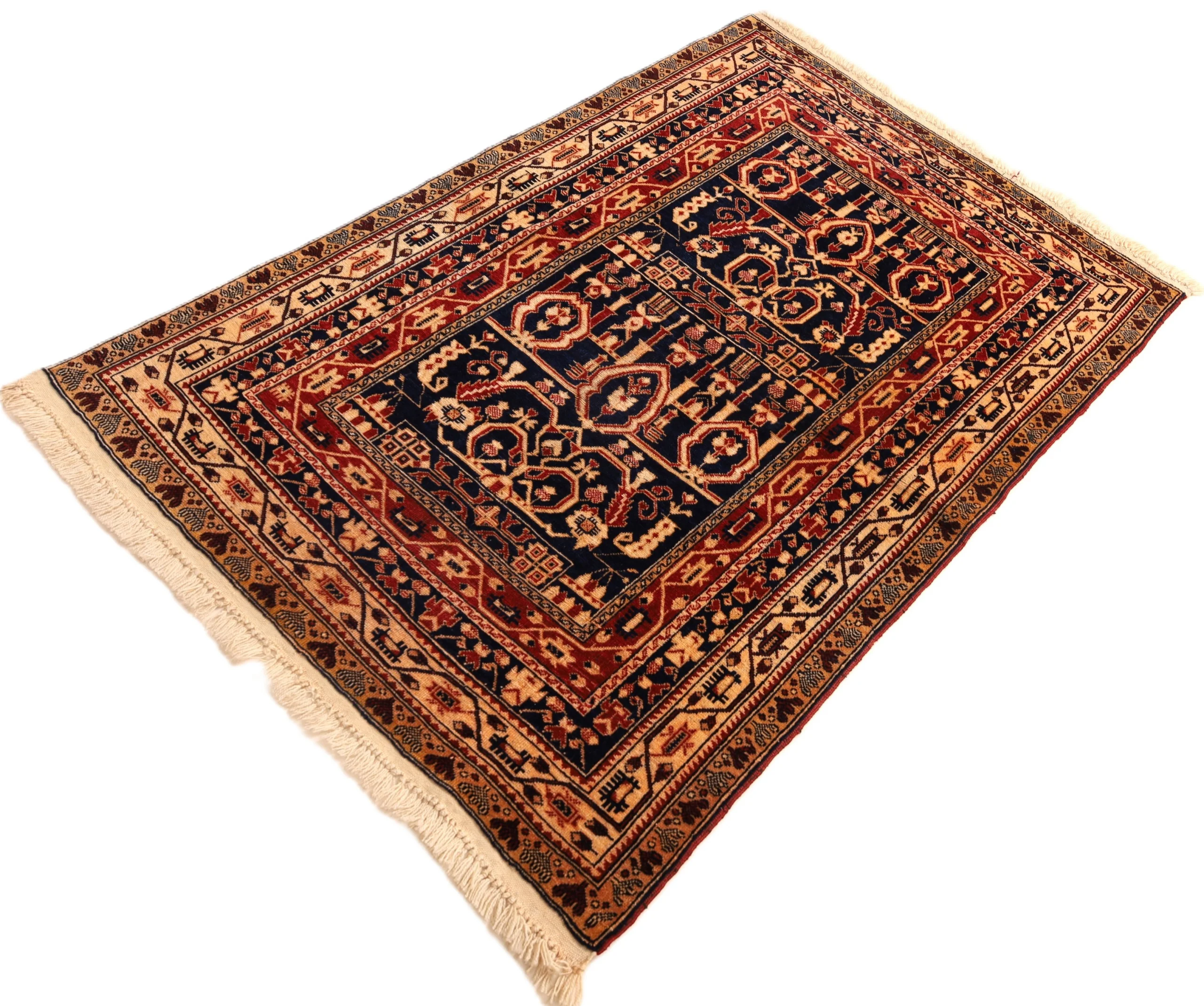 perserteppich-belutsch-143-x-98-cm-wolle-handgeknupft-multifarbe-9-scaled Baluch Persian Rug 143 × 98 cm, Wool, hand-knotted