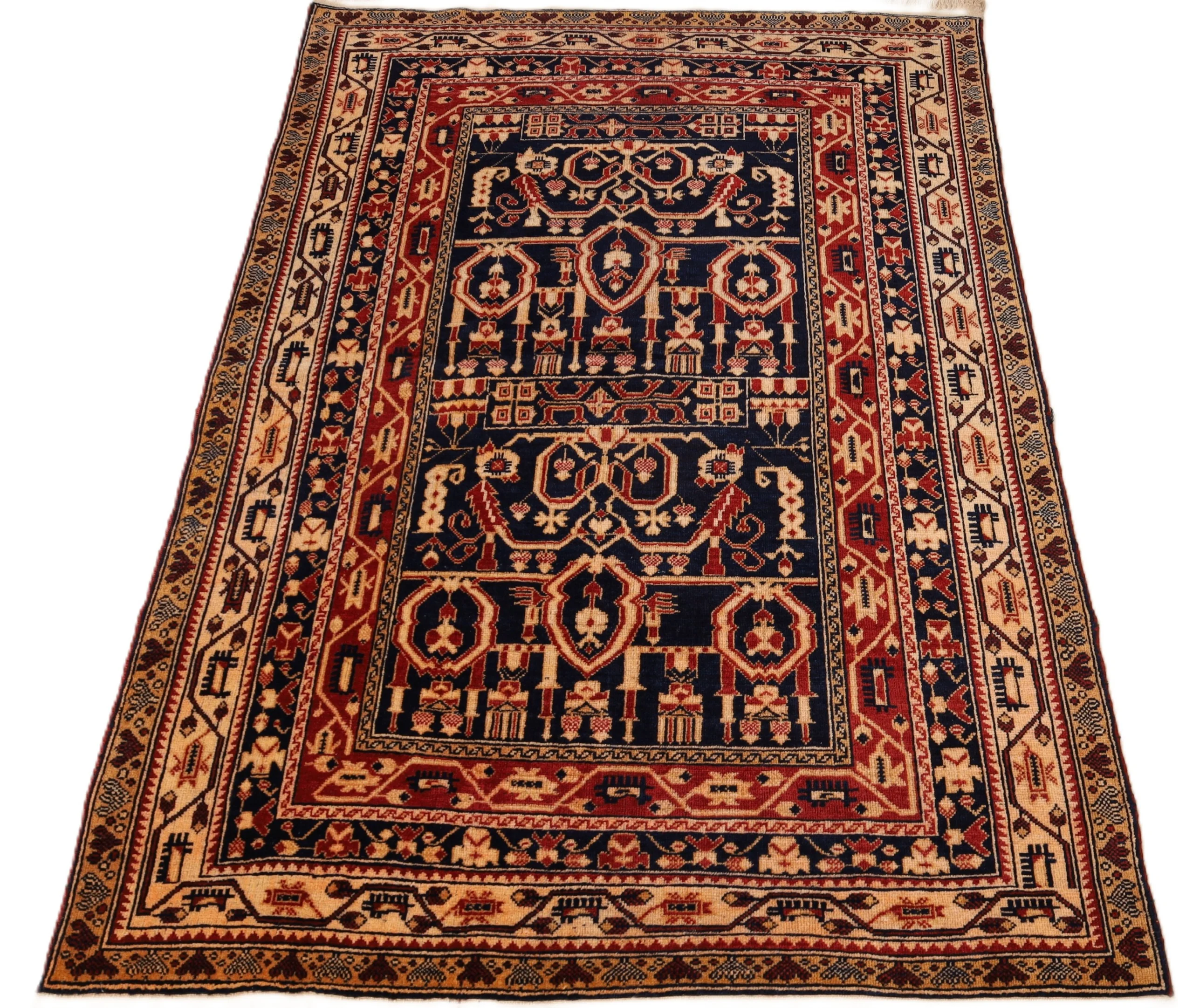 perserteppich-belutsch-143-x-98-cm-wolle-handgeknupft-multifarbe-27-scaled Baluch Persian Rug 143 × 98 cm, Wool, hand-knotted