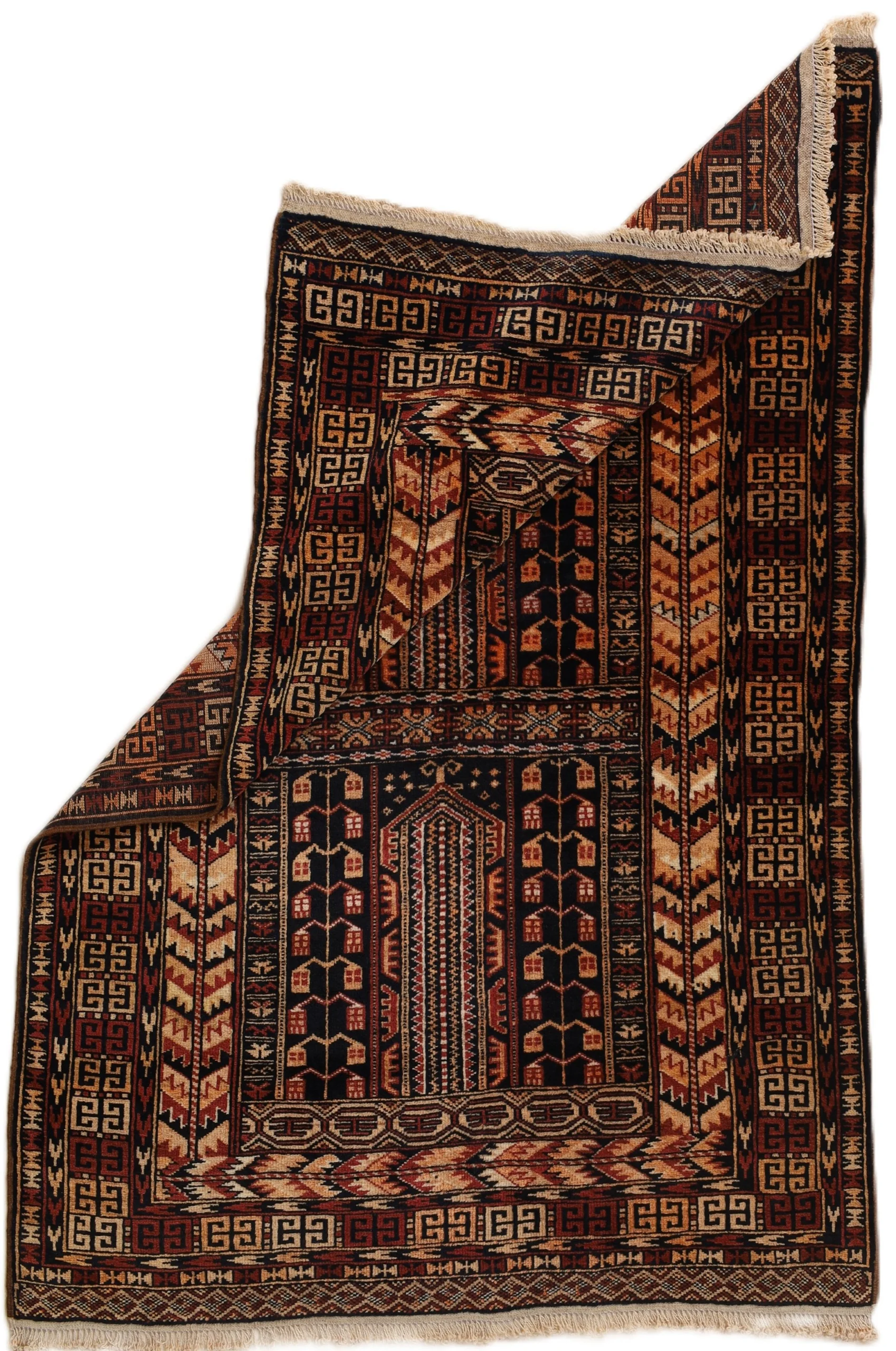 perserteppich-belutsch-132-x-89-cm-wolle-handgeknupft-multifarbe-9-scaled Baluch Persian Rug 132 × 89 cm, Wool, hand-knotted