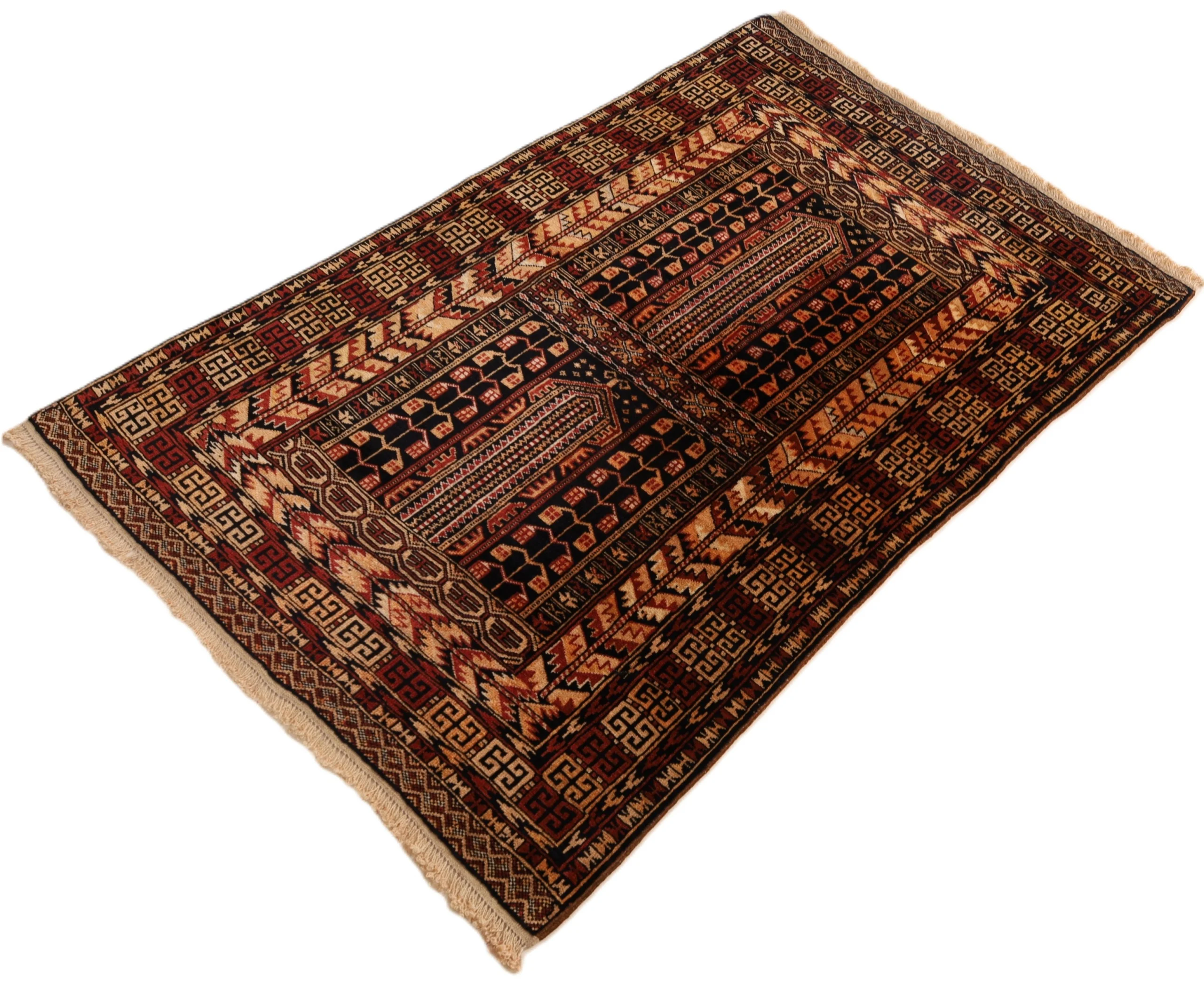 perserteppich-belutsch-132-x-89-cm-wolle-handgeknupft-multifarbe-15-scaled Baluch Persian Rug 132 × 89 cm, Wool, hand-knotted