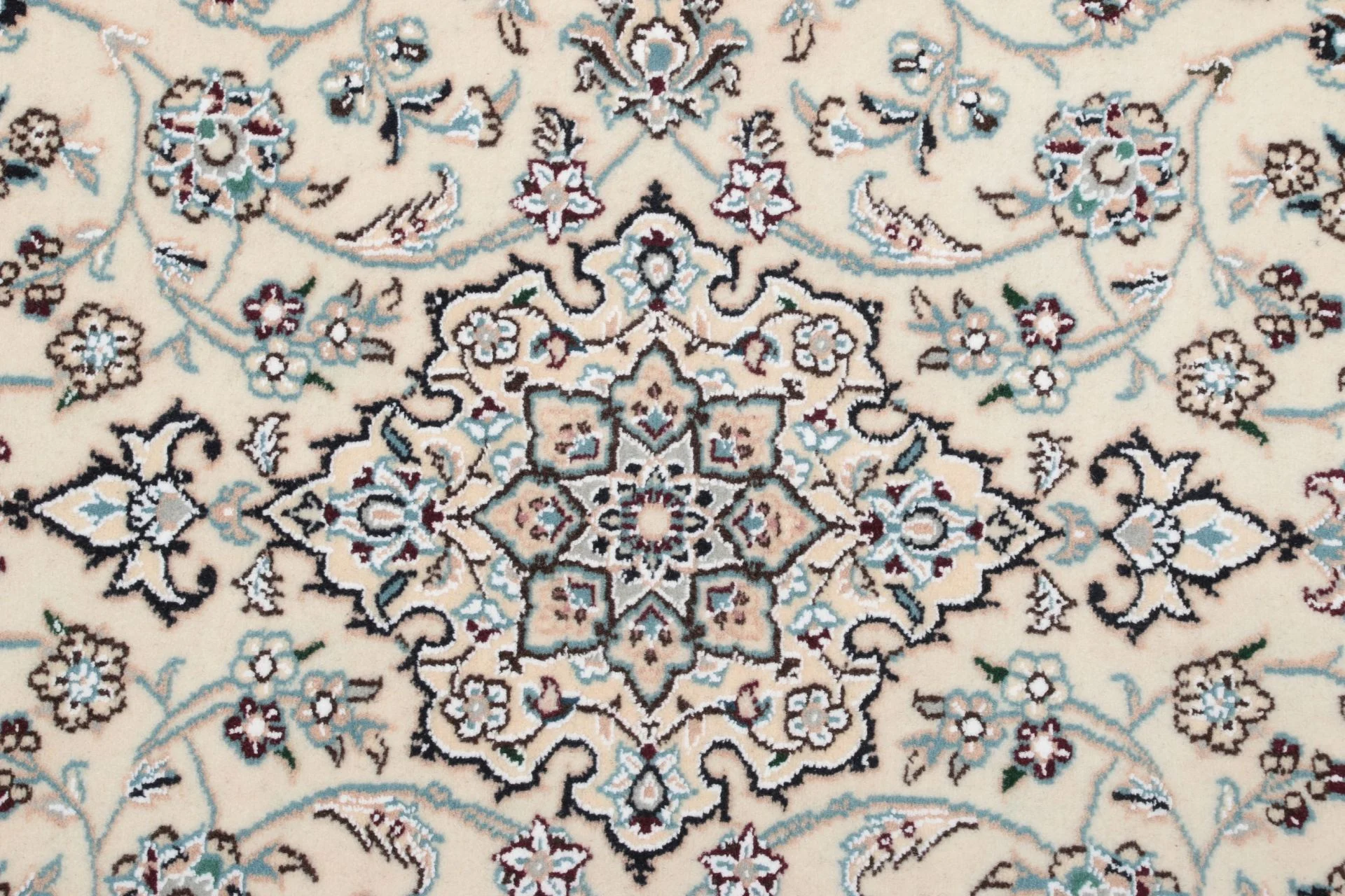 Hand-Knotted Wool & Silk Persian Rug, 70 × 300 cm