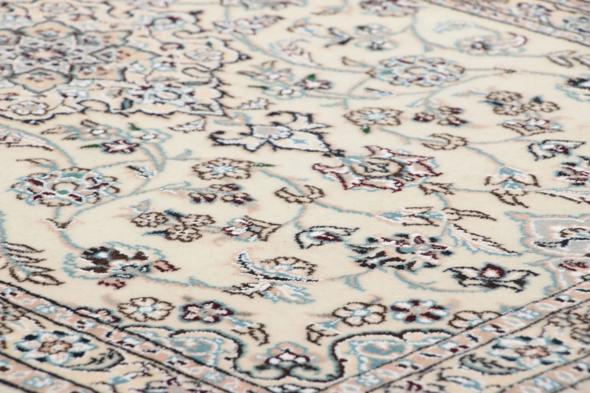 Hand-Knotted Wool & Silk Persian Rug, 70 × 300 cm