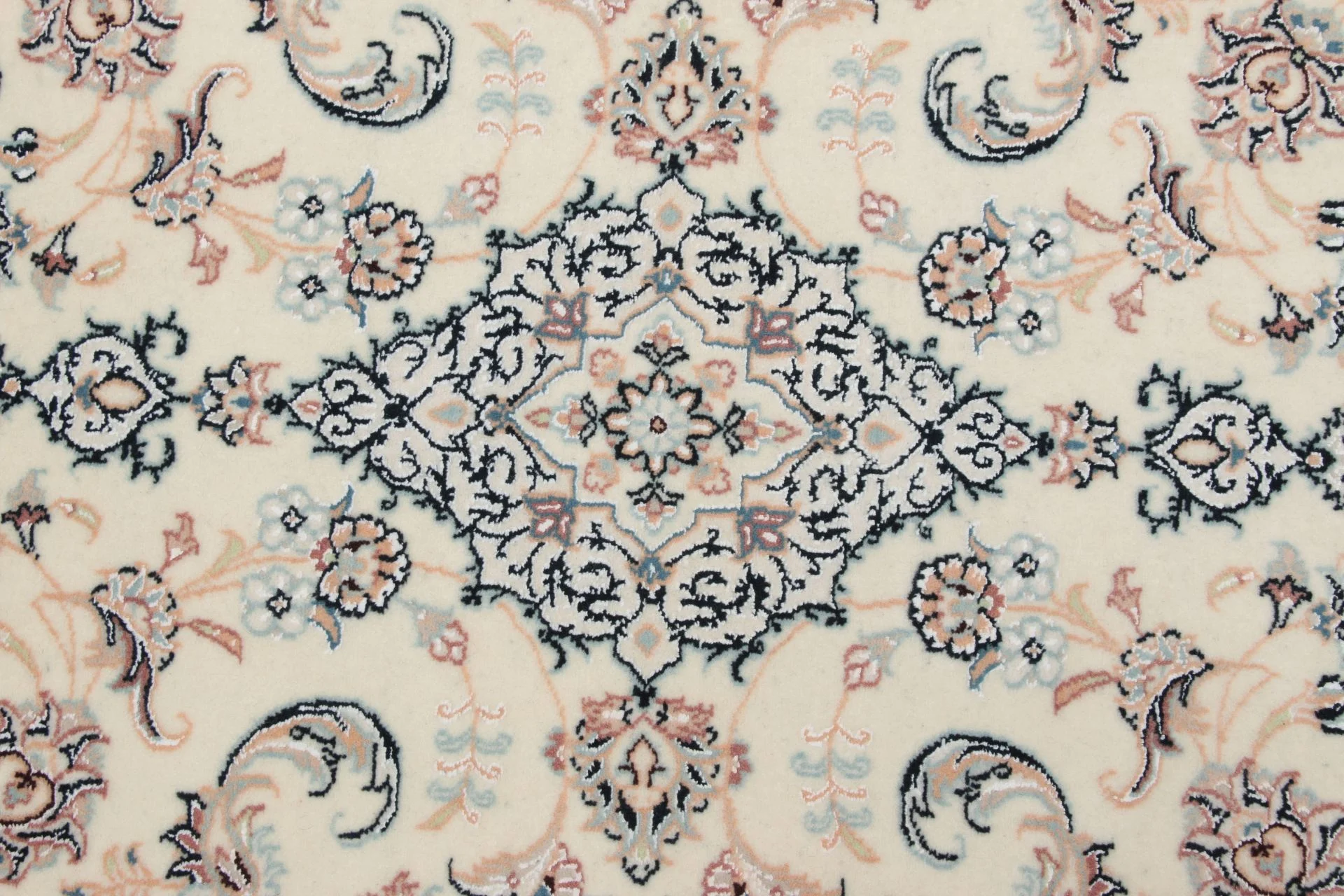 Persian Rug 80 × 305 cm, Wool & Silk, hand-knotted