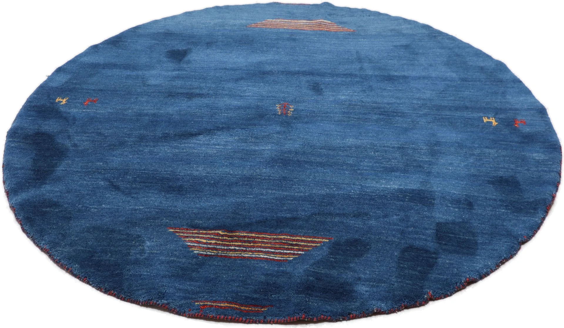 Gabbeh Persian Rug 183 × 183 cm, Wool, hand-knotted