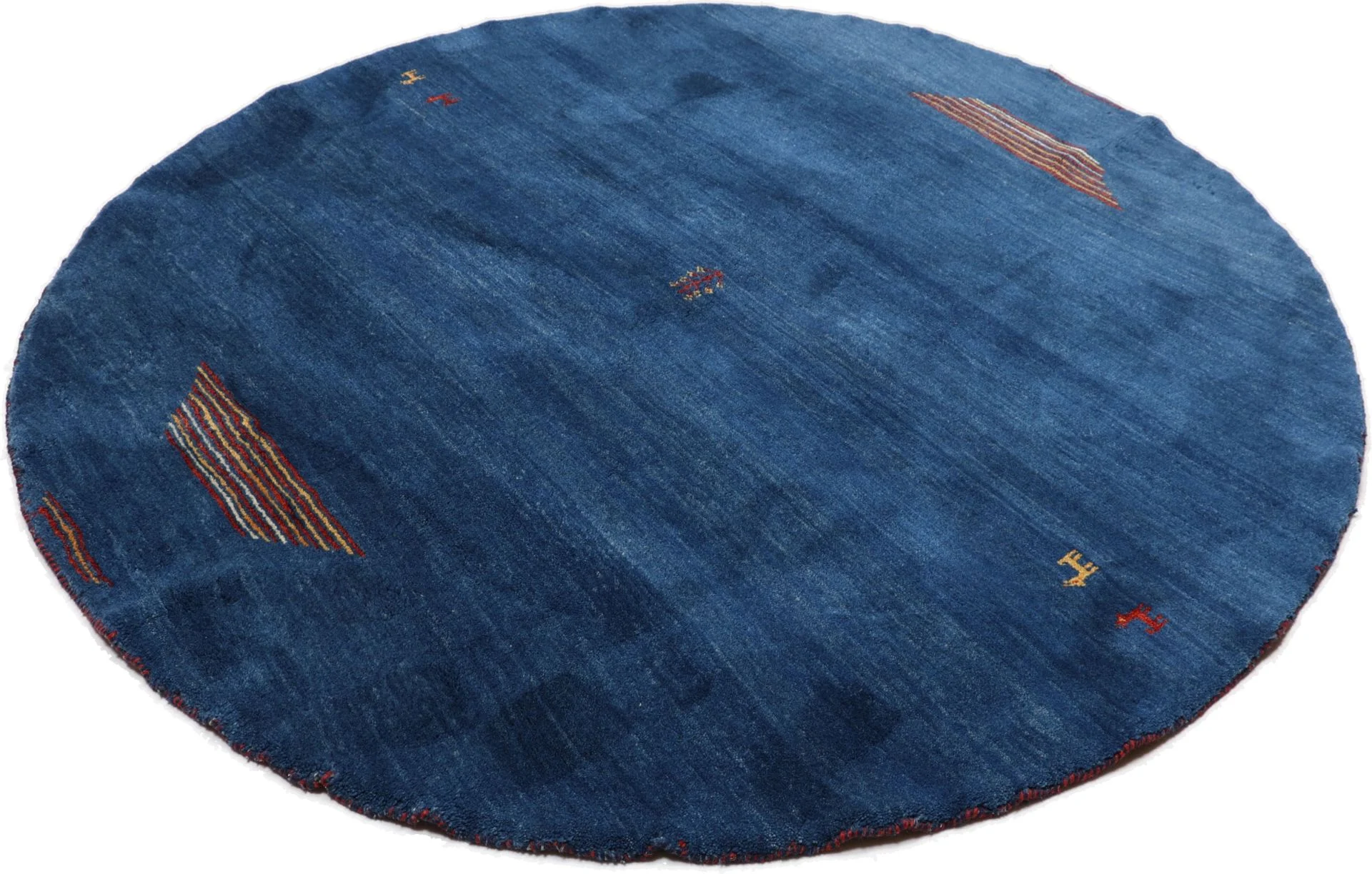 Gabbeh Persian Rug 183 × 183 cm, Wool, hand-knotted