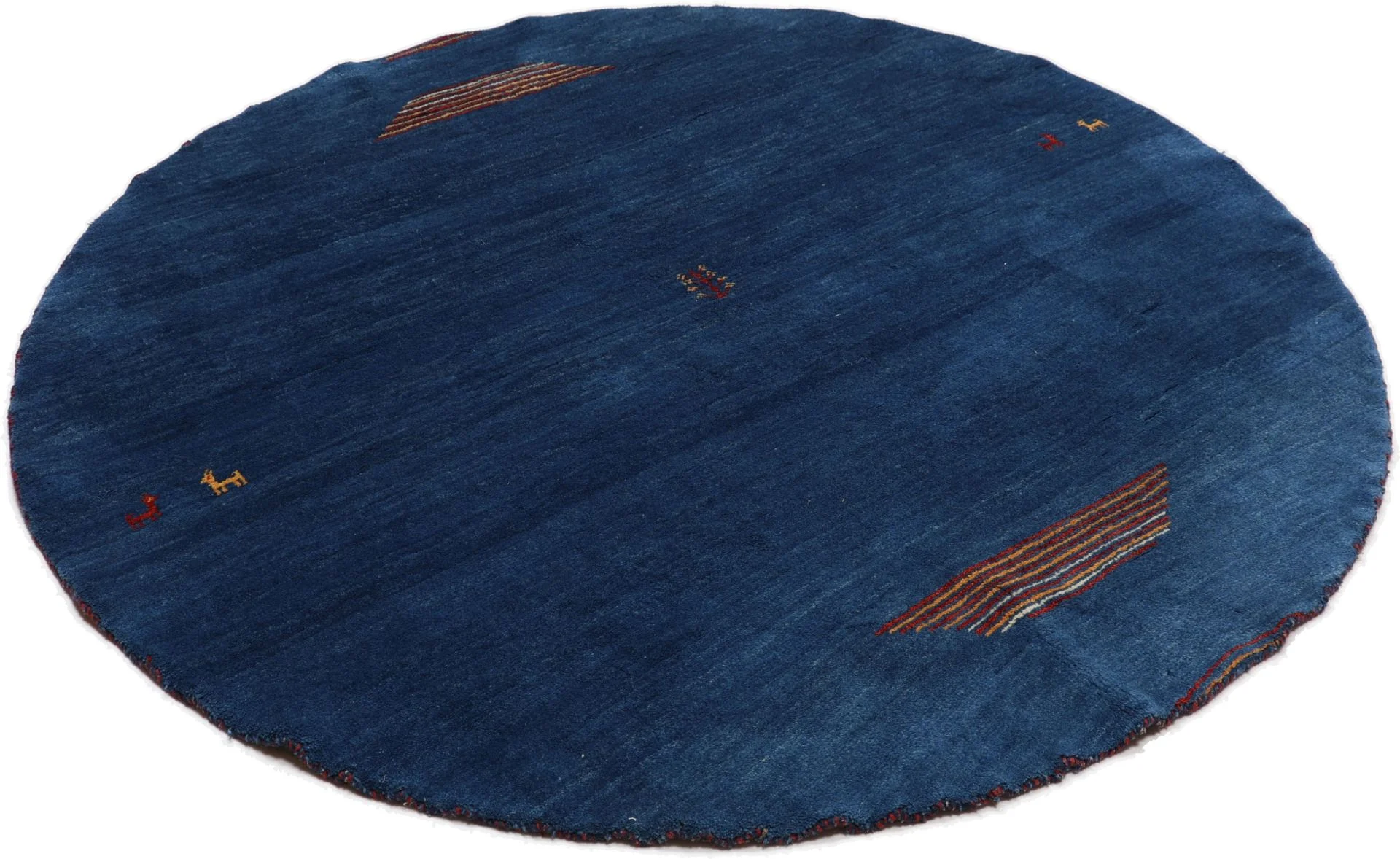 Gabbeh Persian Rug 183 × 183 cm, Wool, hand-knotted