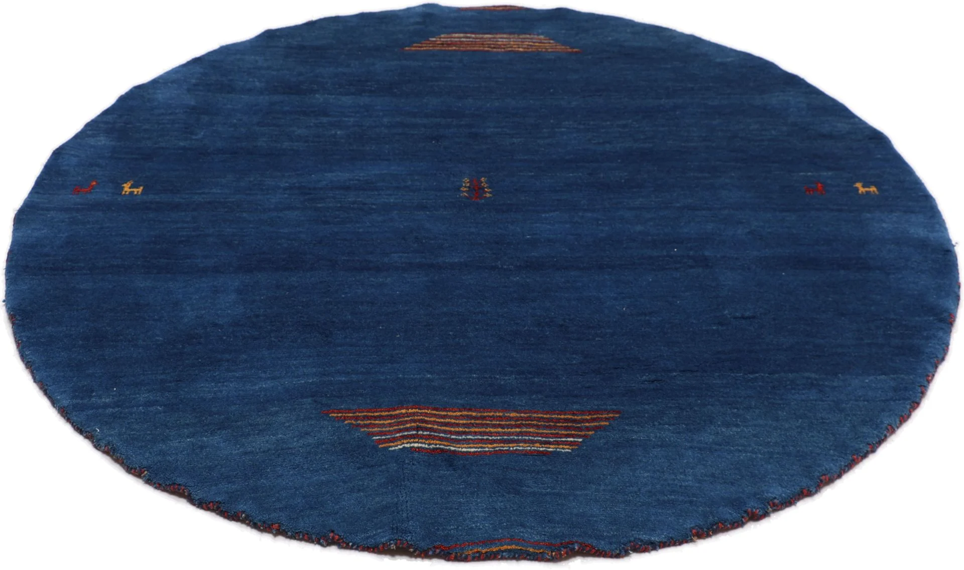 Gabbeh Persian Rug 183 × 183 cm, Wool, hand-knotted