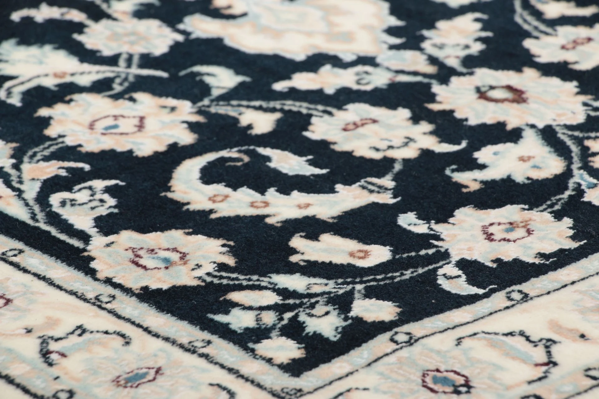 Tabriz Persian Rug 76 × 300 cm, Wool & Silk, hand-knotted