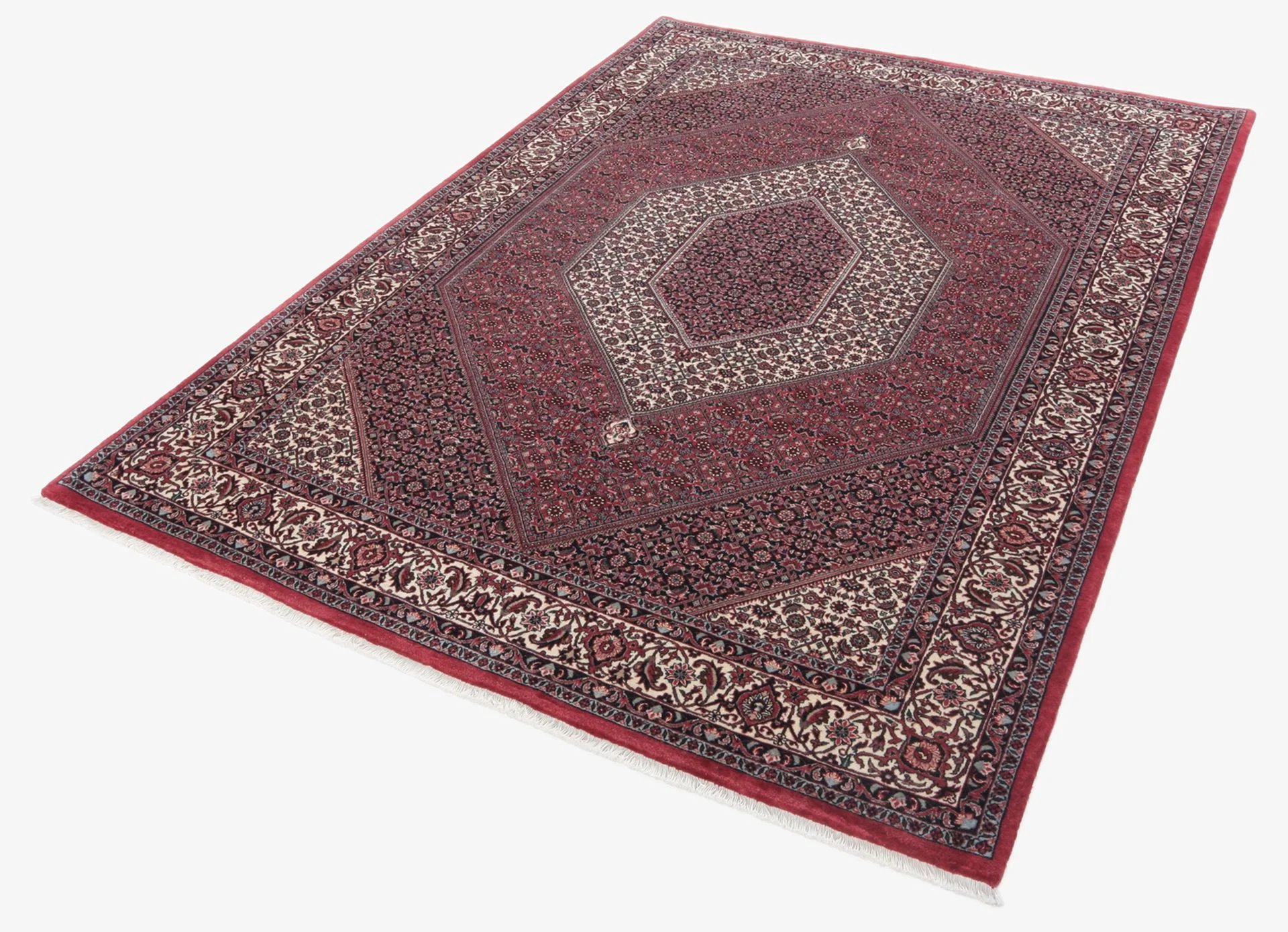 Bijar Persian Rug 172 × 242 cm, Wool & Silk, hand-knotted