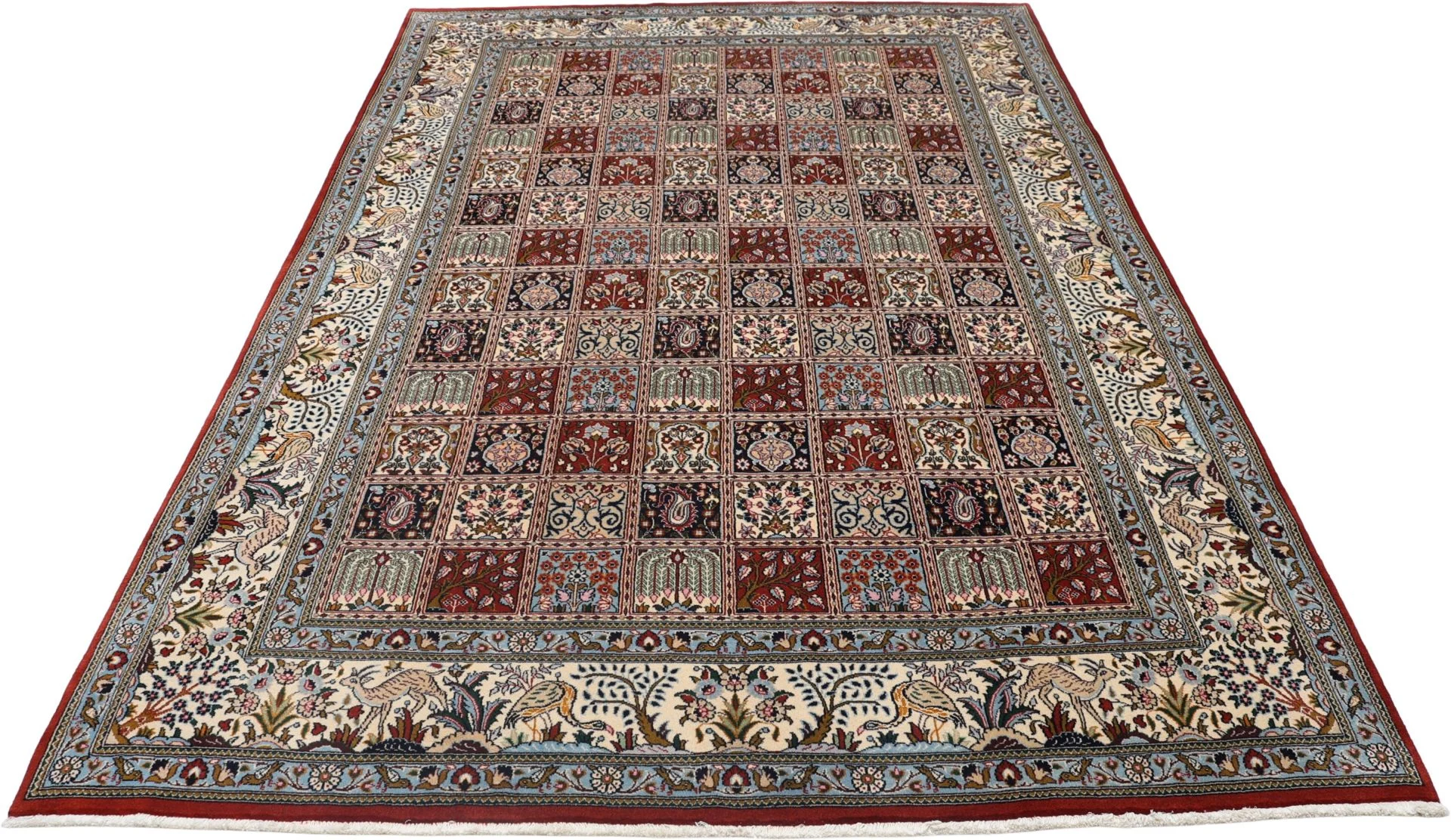 Moud Persian Rug — hand-knotted, 194 × 294 cm, Wool