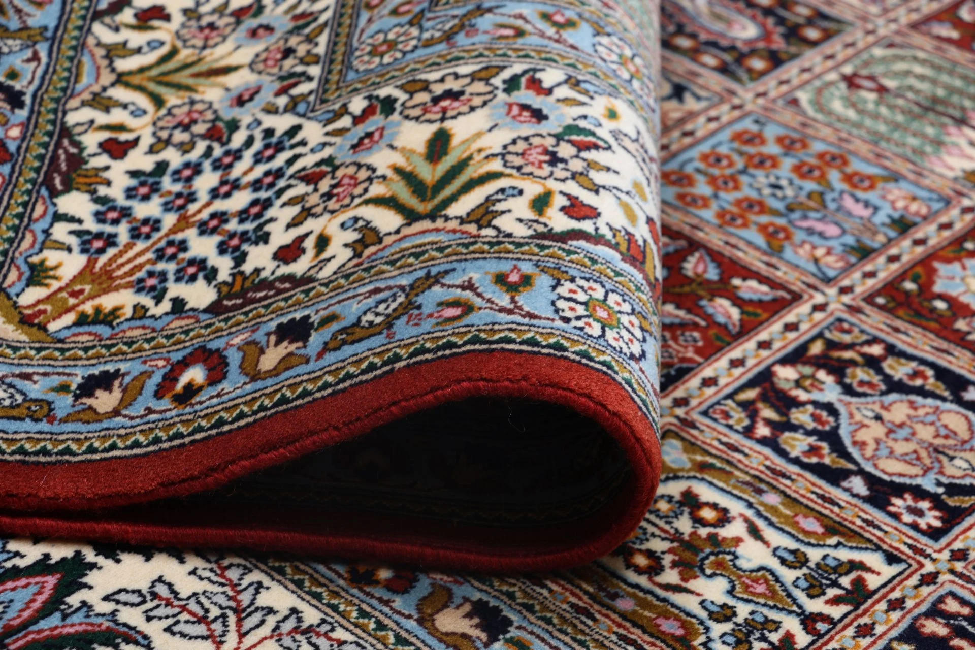 Moud Persian Rug — hand-knotted, 194 × 294 cm, Wool