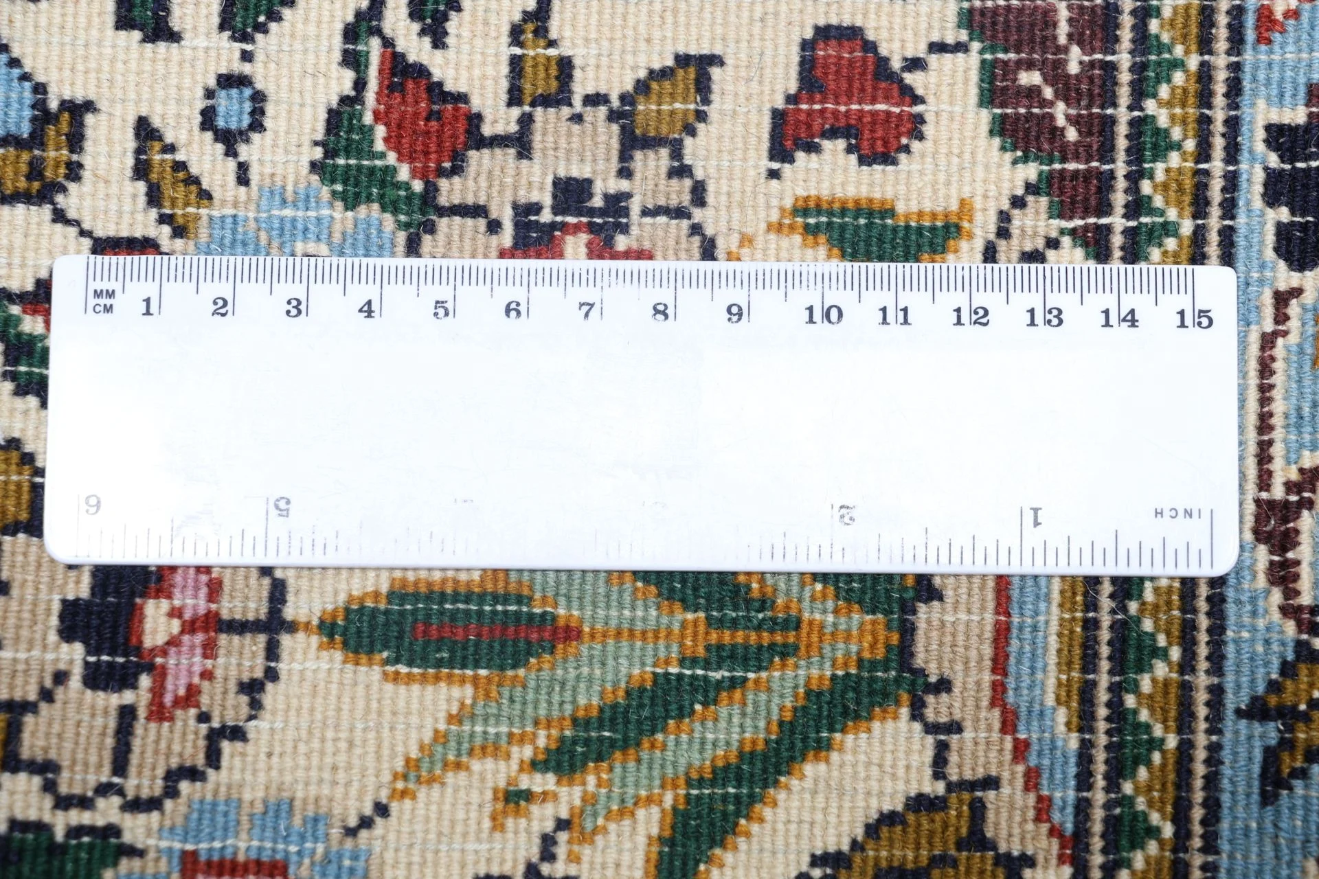 Moud Persian Rug — hand-knotted, 194 × 294 cm, Wool