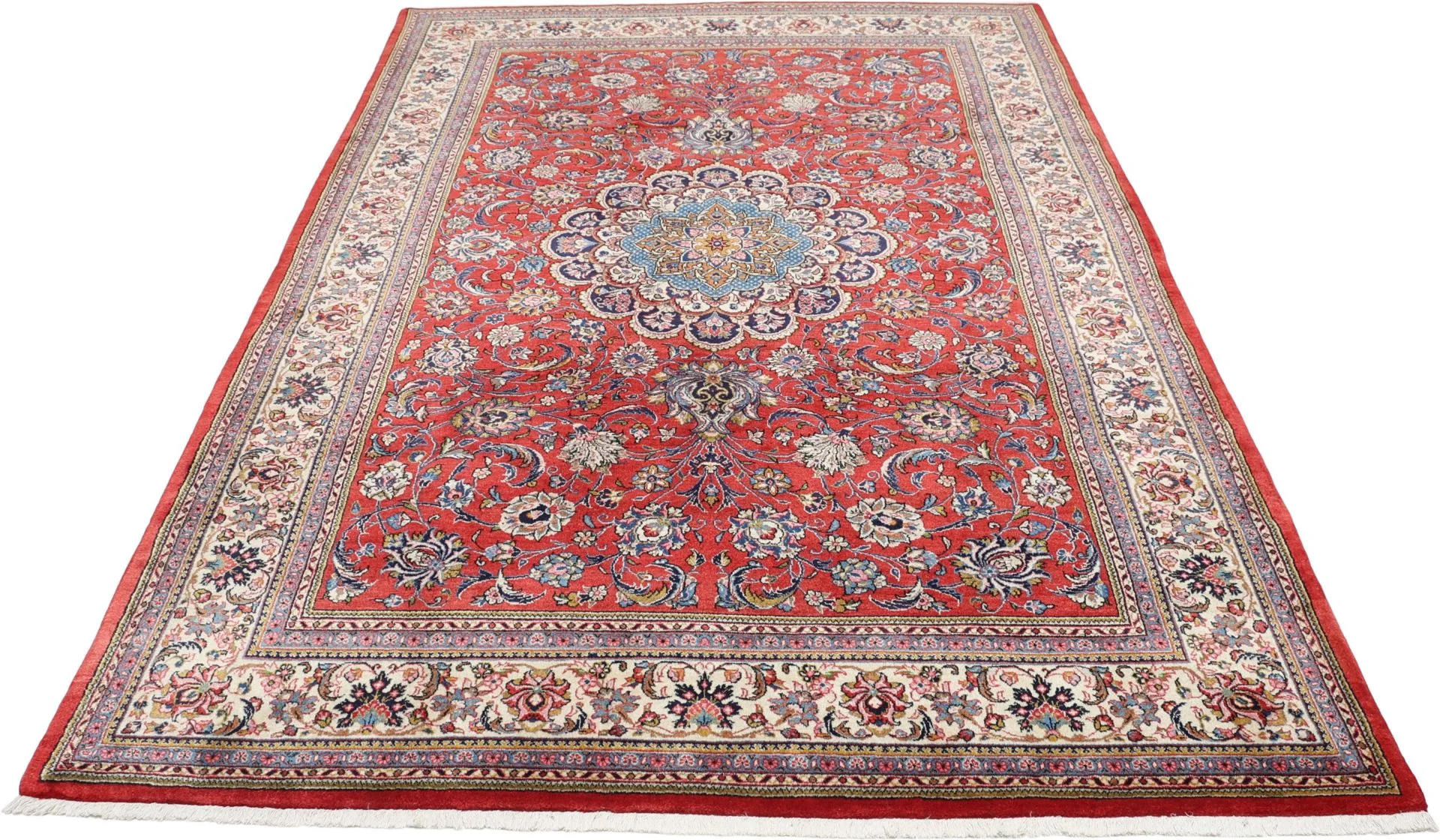 Sarouk Persian Rug — hand-knotted, 205 × 303 cm, Wool
