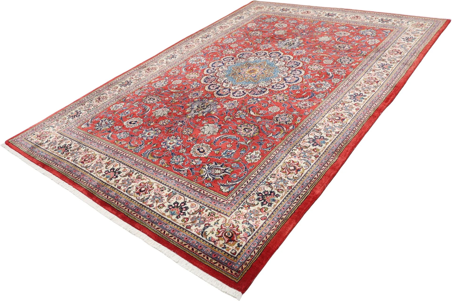 Sarouk Persian Rug — hand-knotted, 205 × 303 cm, Wool