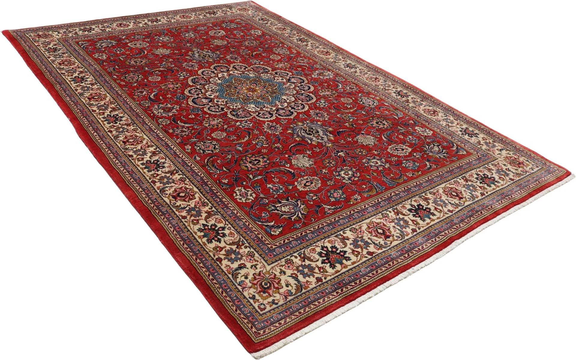 Sarouk Persian Rug — hand-knotted, 205 × 303 cm, Wool