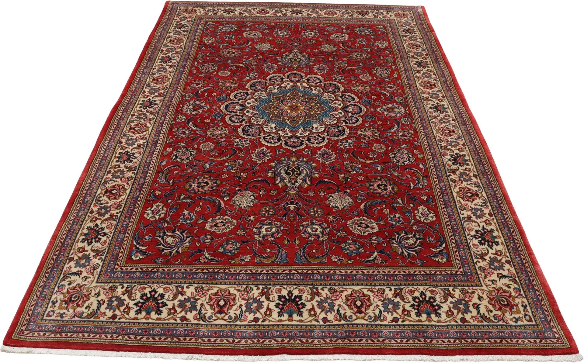 Sarouk Persian Rug — hand-knotted, 205 × 303 cm, Wool