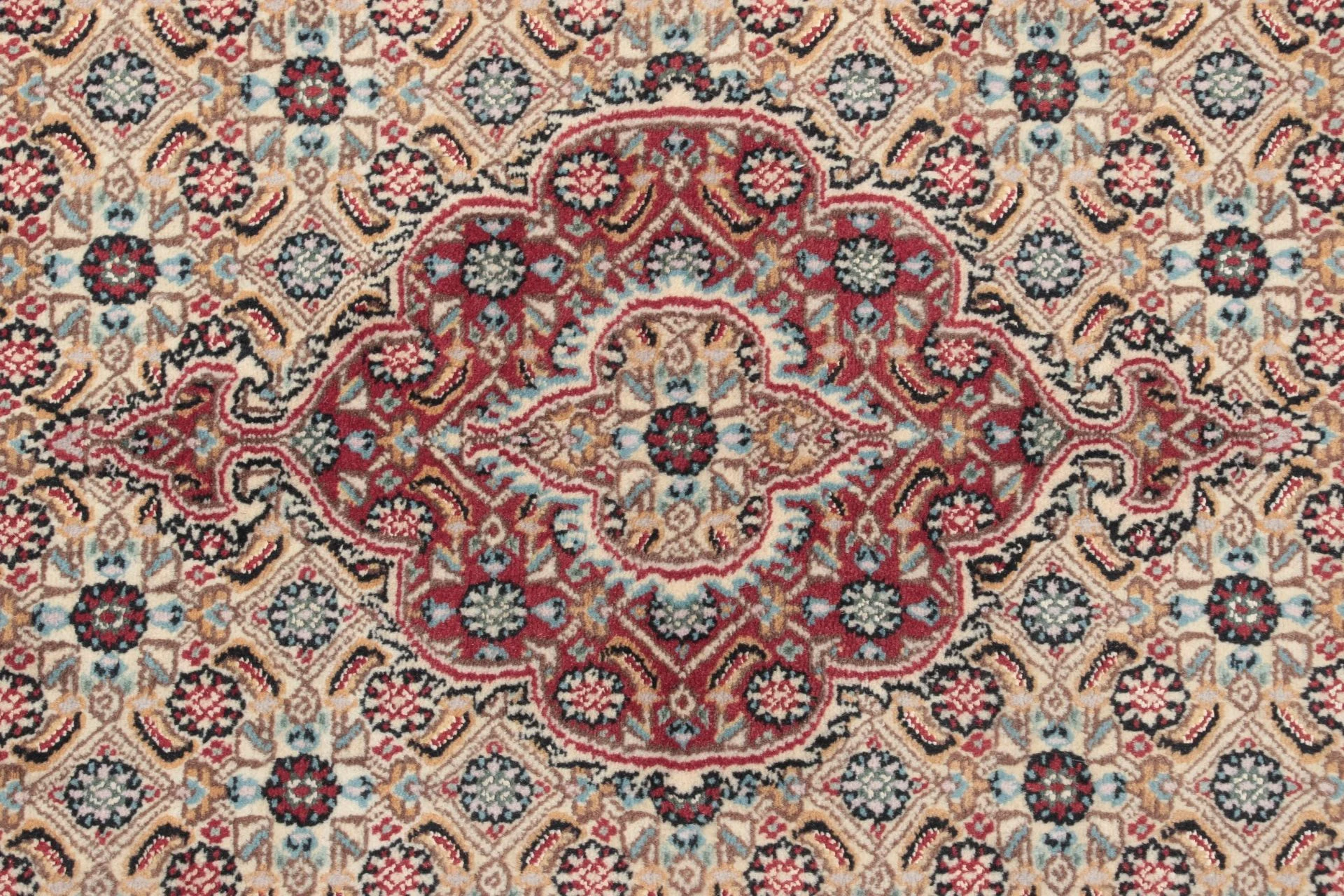 Moud Persian Rug — hand-knotted, 80 × 253 cm, Wool