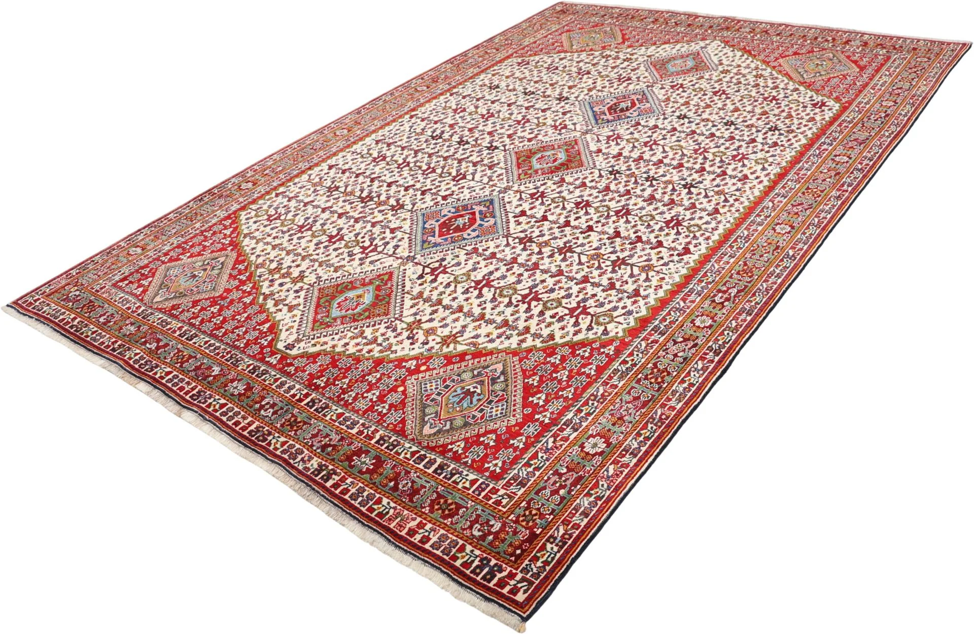 perserteppich-gashghai-205-x-308-cm-schurwolle-handgeknupft-5 Qashqai Persian Rug 205 × 308 cm, Wool, hand-knotted