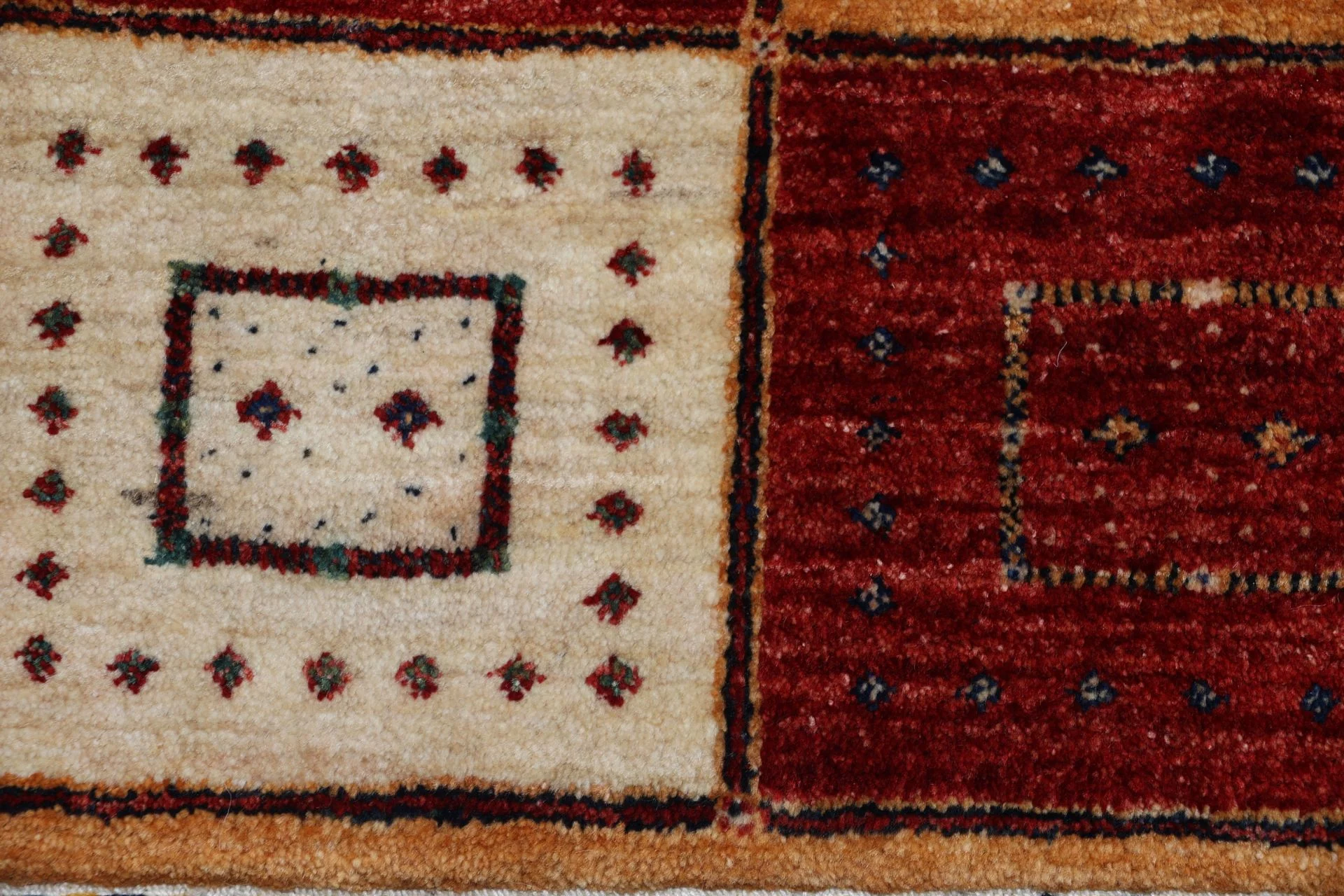 Hand-Knotted Wool Loribaft Indian Rug, 248 × 310 cm