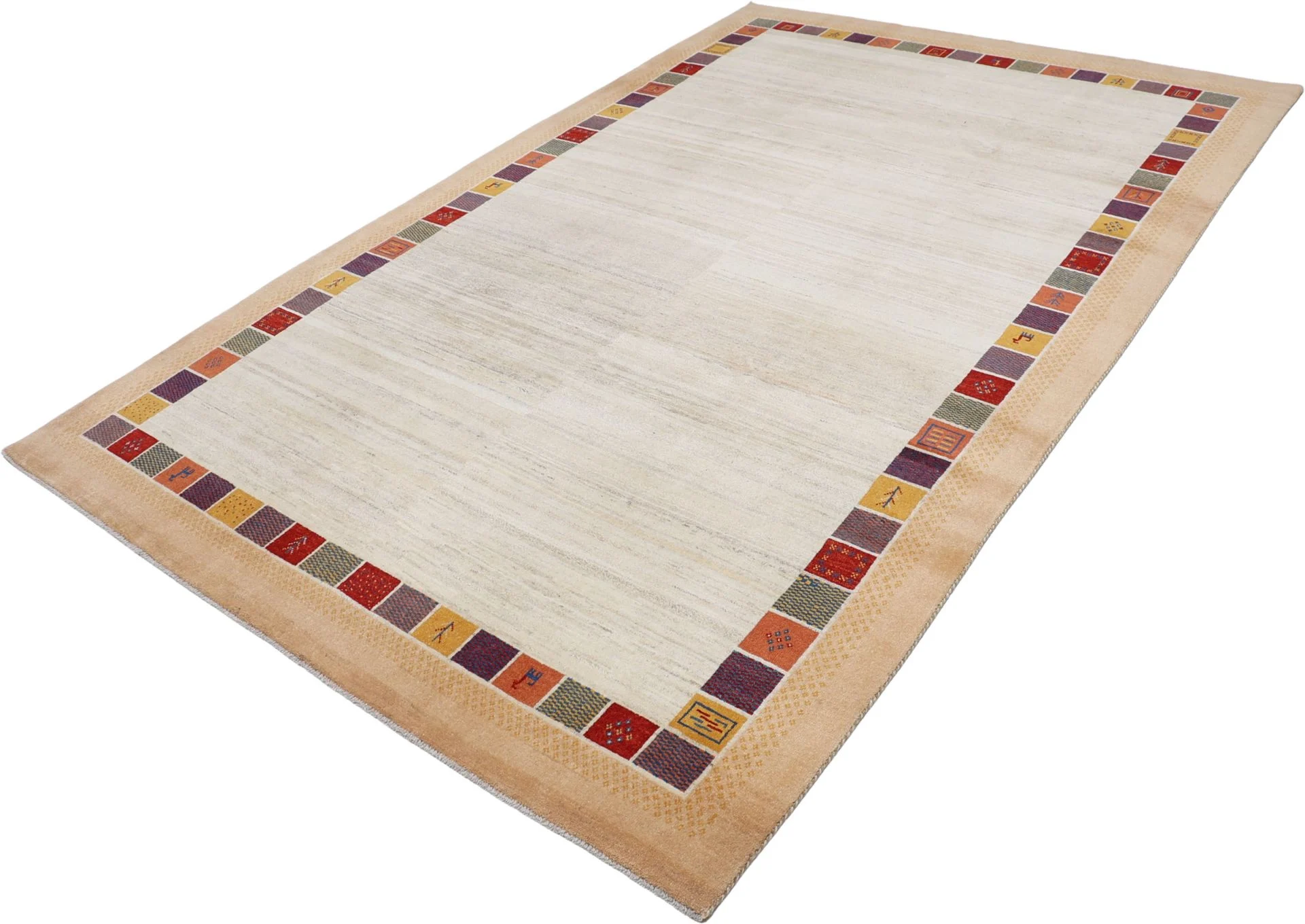 Hand-Knotted Wool Loribaft Persian Rug, 200 × 315 cm