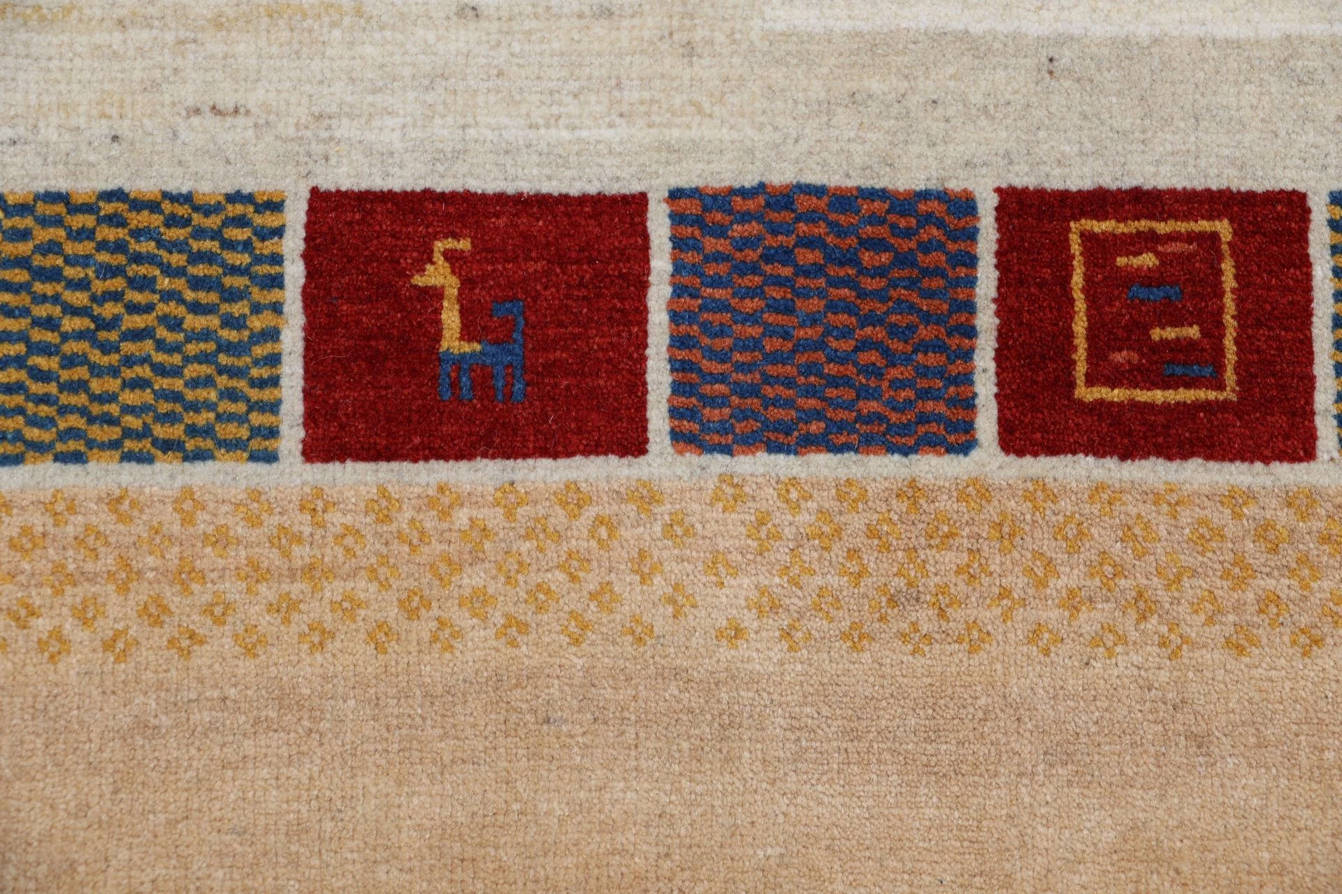 Hand-Knotted Wool Loribaft Persian Rug, 200 × 315 cm