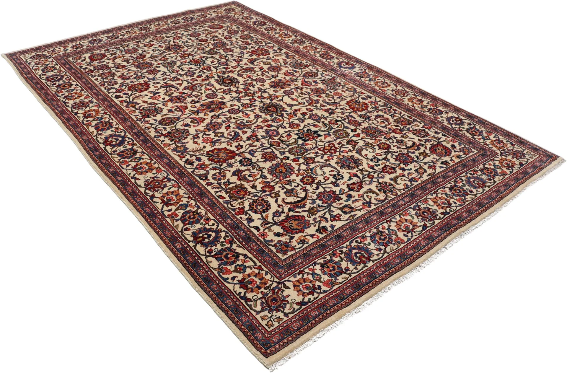 Sarouk Persian Rug — hand-knotted, 206 × 312 cm, Wool