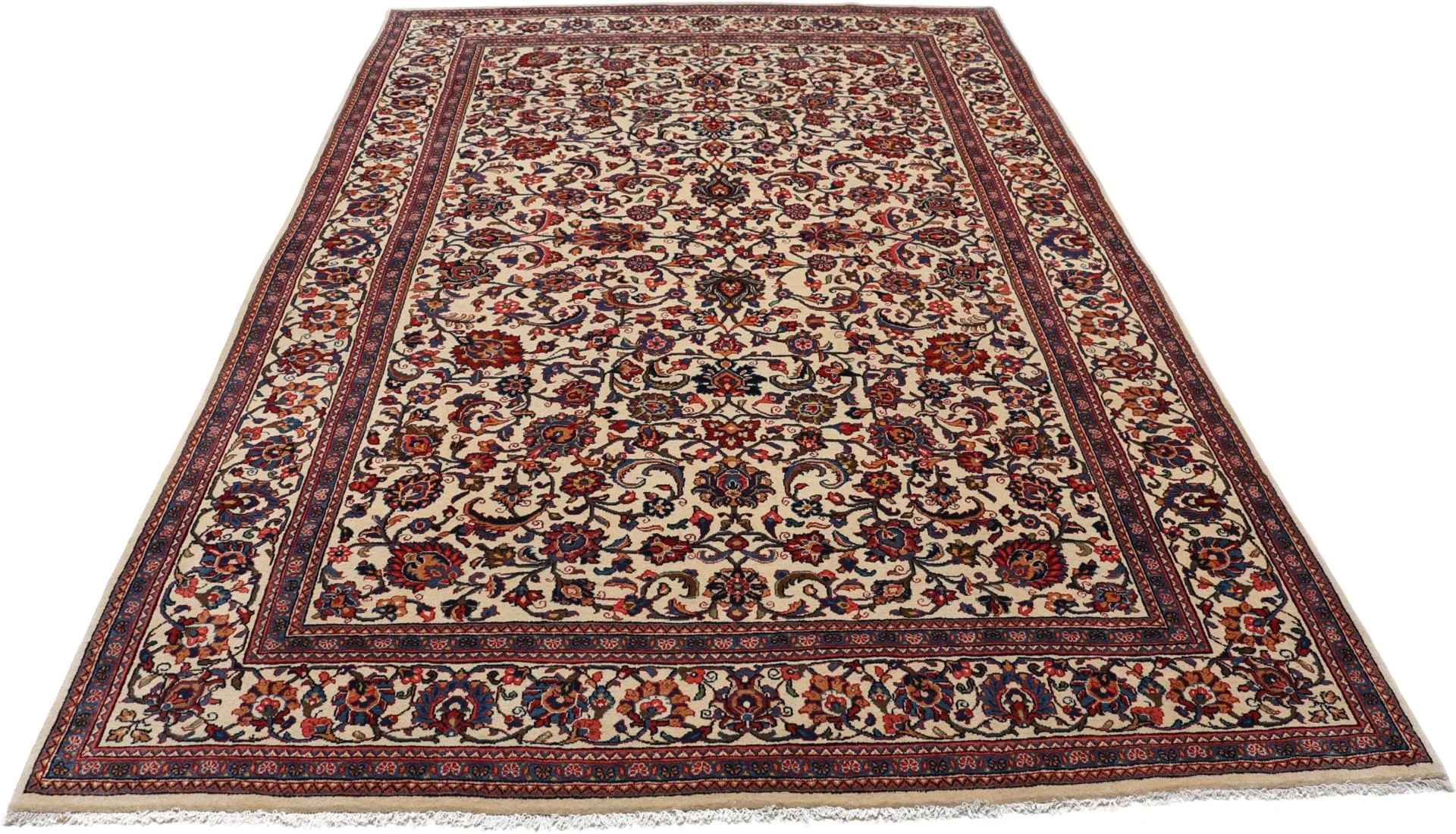 Sarouk Persian Rug — hand-knotted, 206 × 312 cm, Wool