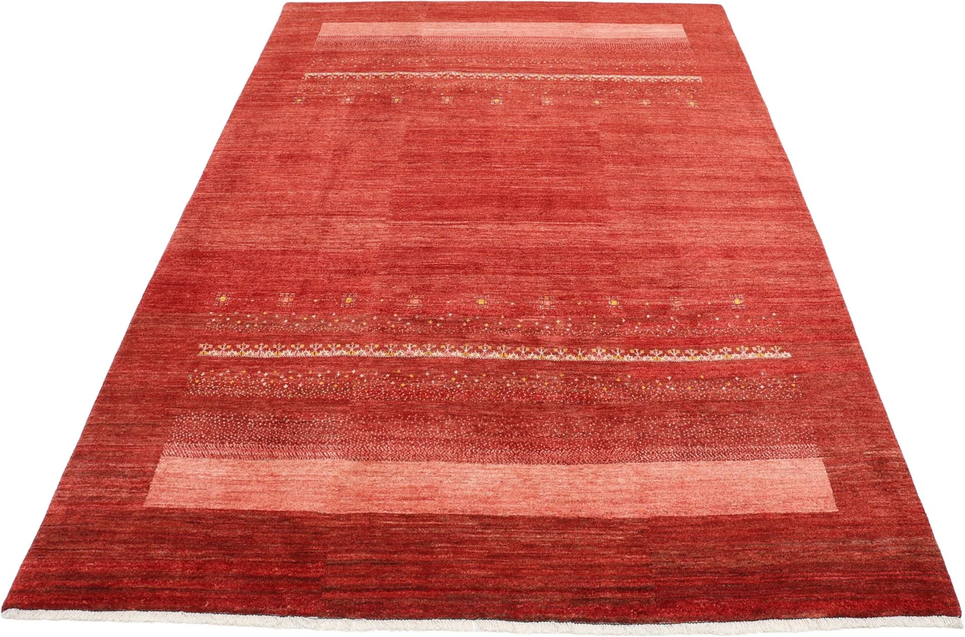 Hand-Knotted Wool Loribaft Persian Rug, 205 × 303 cm