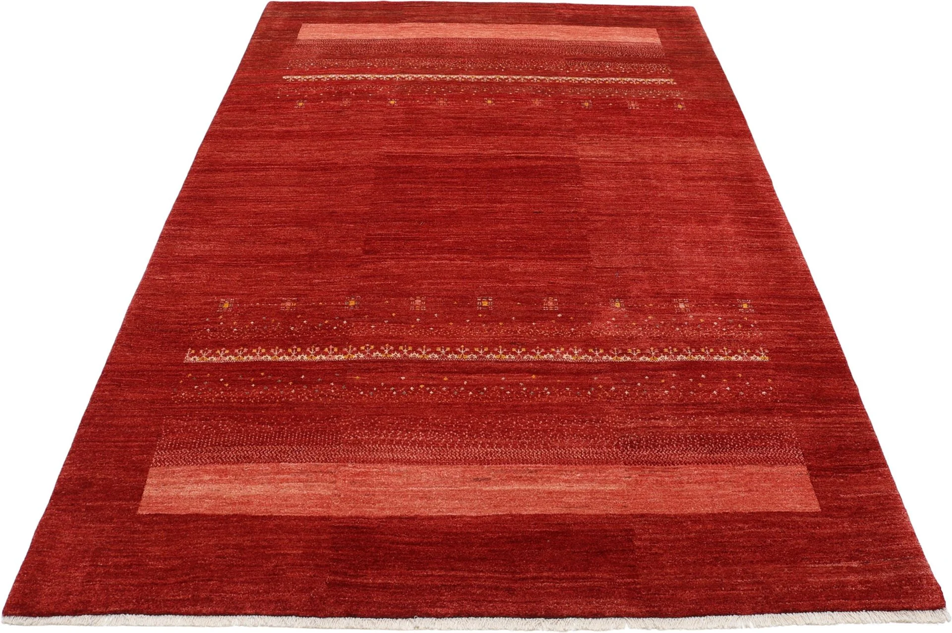 Hand-Knotted Wool Loribaft Persian Rug, 205 × 303 cm