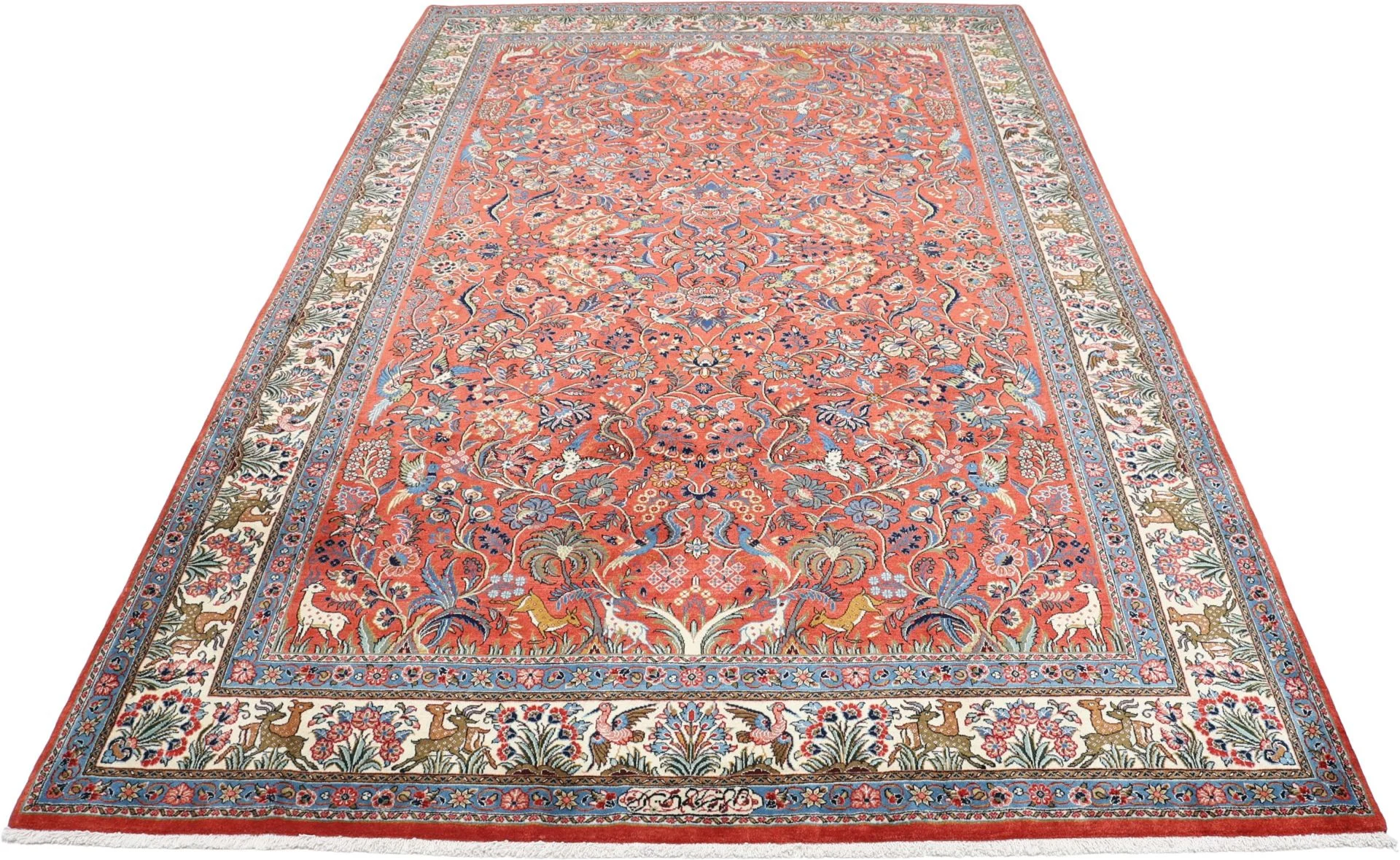 Sarouk Persian Rug — hand-knotted, 202 × 307 cm, Wool