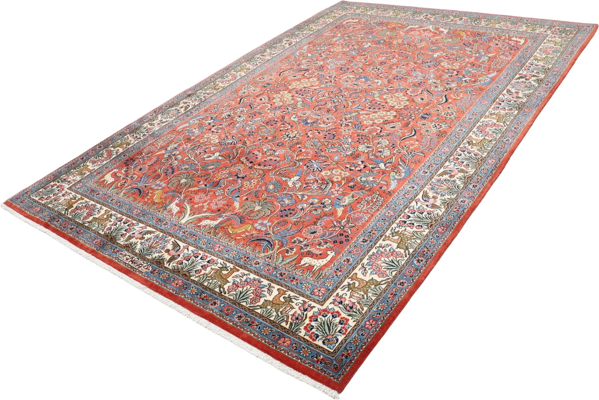 Sarouk Persian Rug — hand-knotted, 202 × 307 cm, Wool