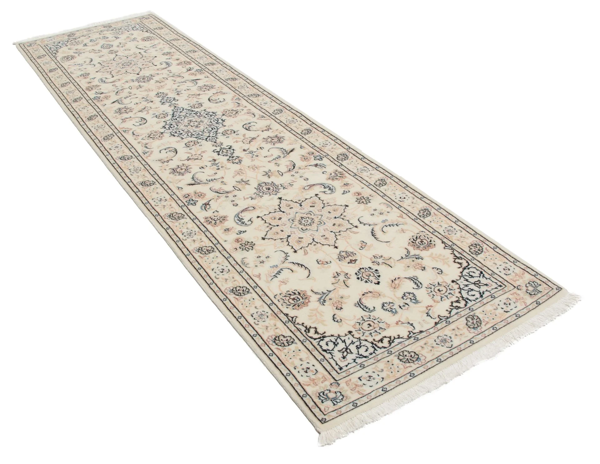 perserteppich-iran-80-x-300-cm-schurwolle-seide-handgeknupft-1 Persian Rug — hand-knotted, 80 × 300 cm, Wool & Silk
