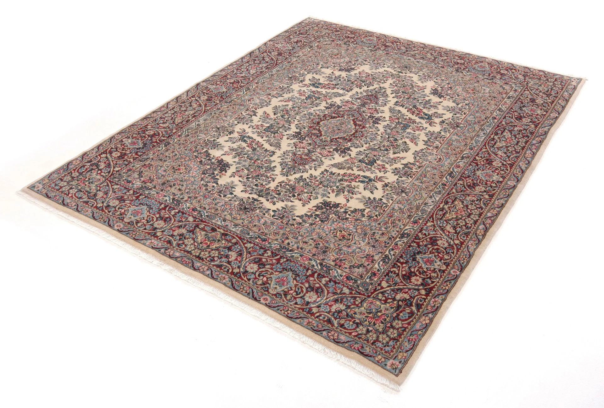 Kerman Persian Rug 181 × 235 cm, Wool, hand-knotted