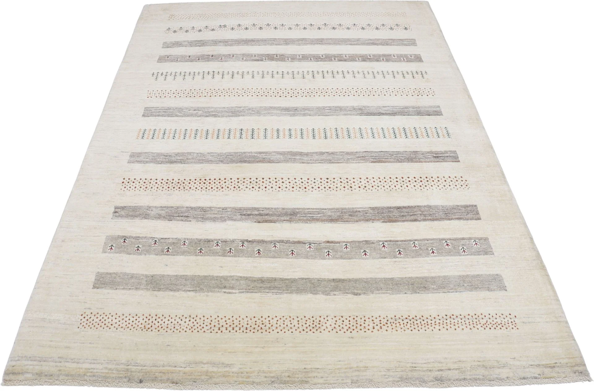 Hand-Knotted Wool Loribaft Persian Rug, 207 × 293 cm