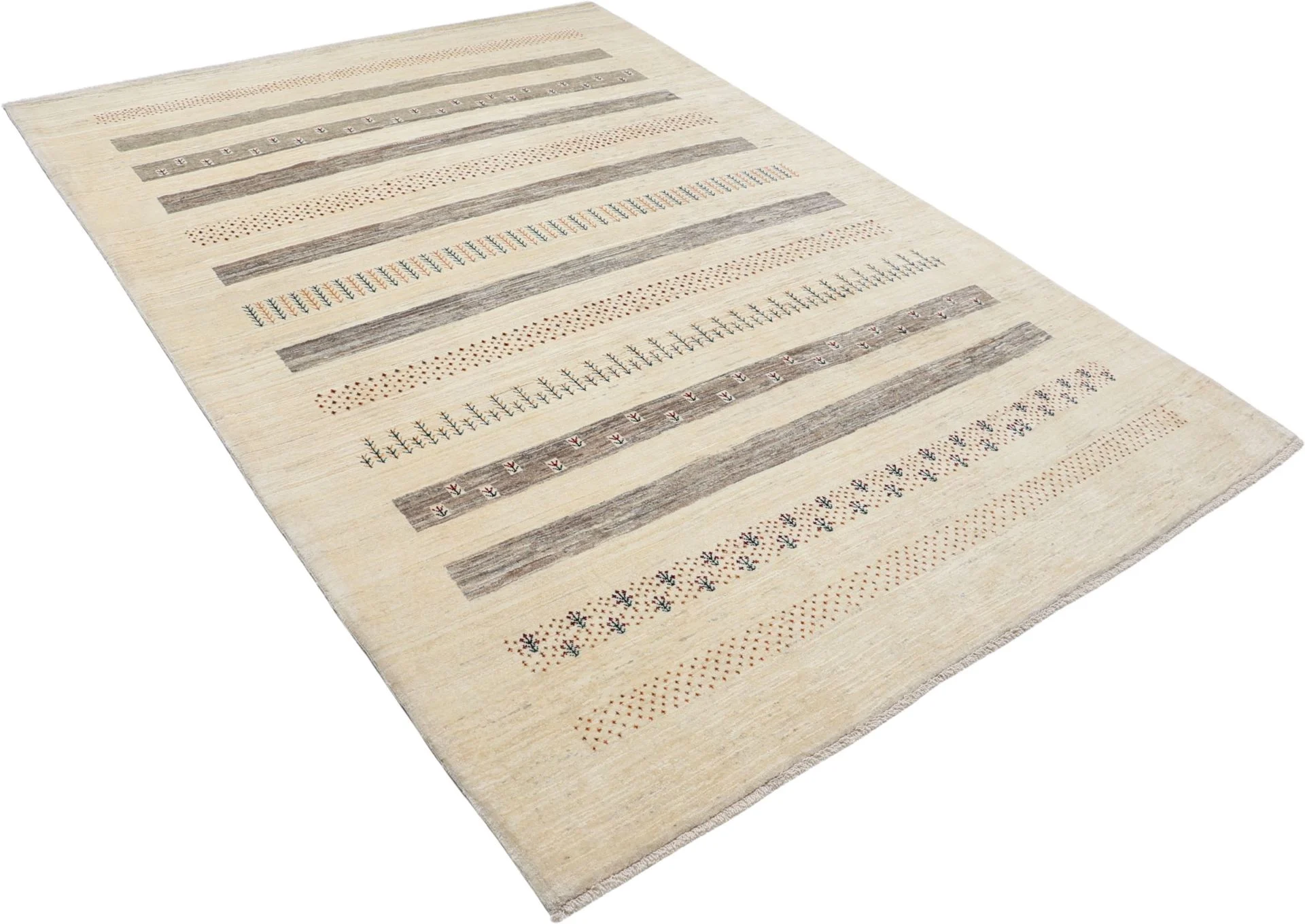 Hand-Knotted Wool Loribaft Persian Rug, 207 × 293 cm