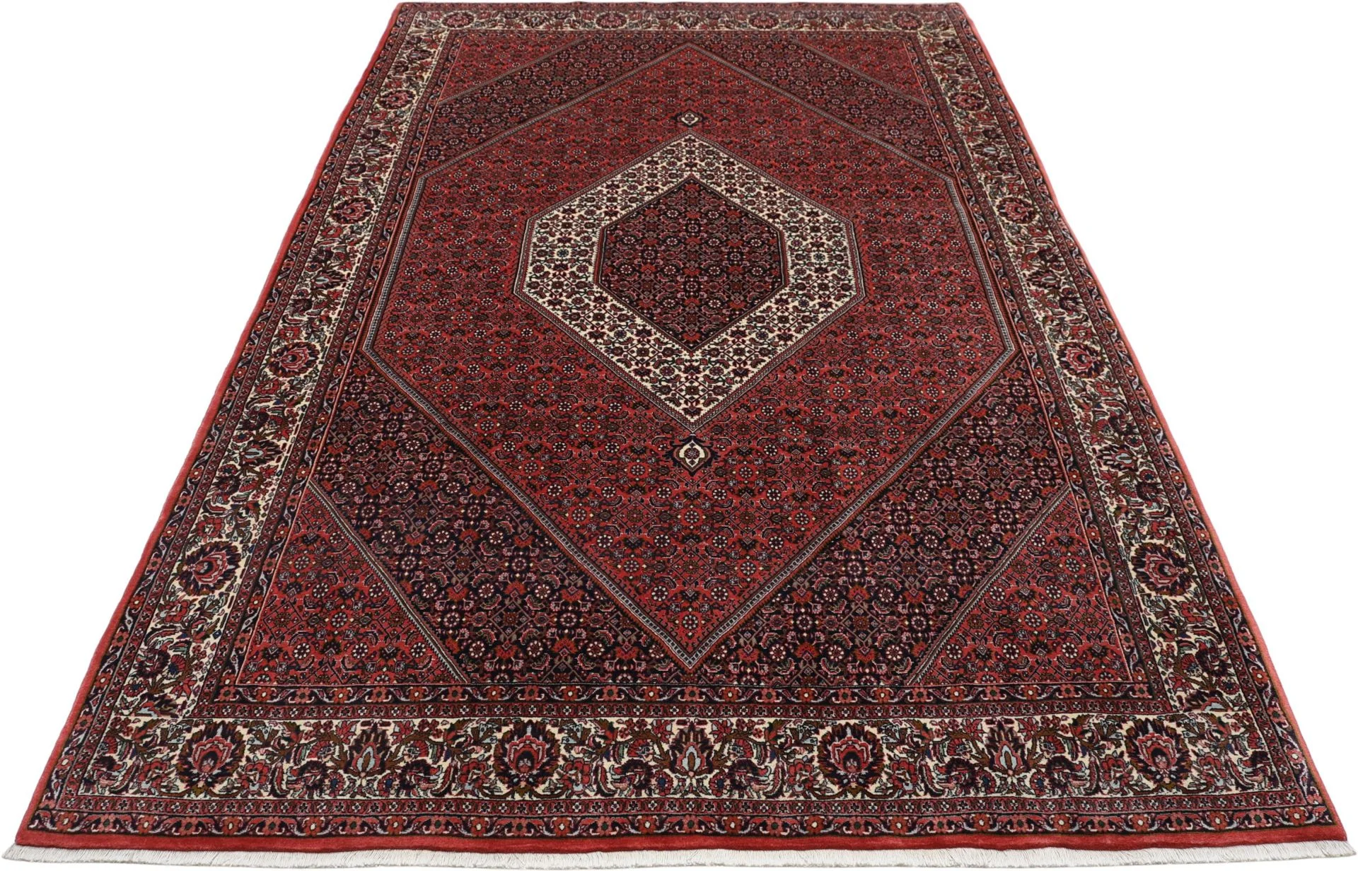perserteppich-bidjar-202-x-315-cm-schurwolle-handgeknupft-6 Hand-Knotted Wool Bijar Persian Rug, 202 × 315 cm