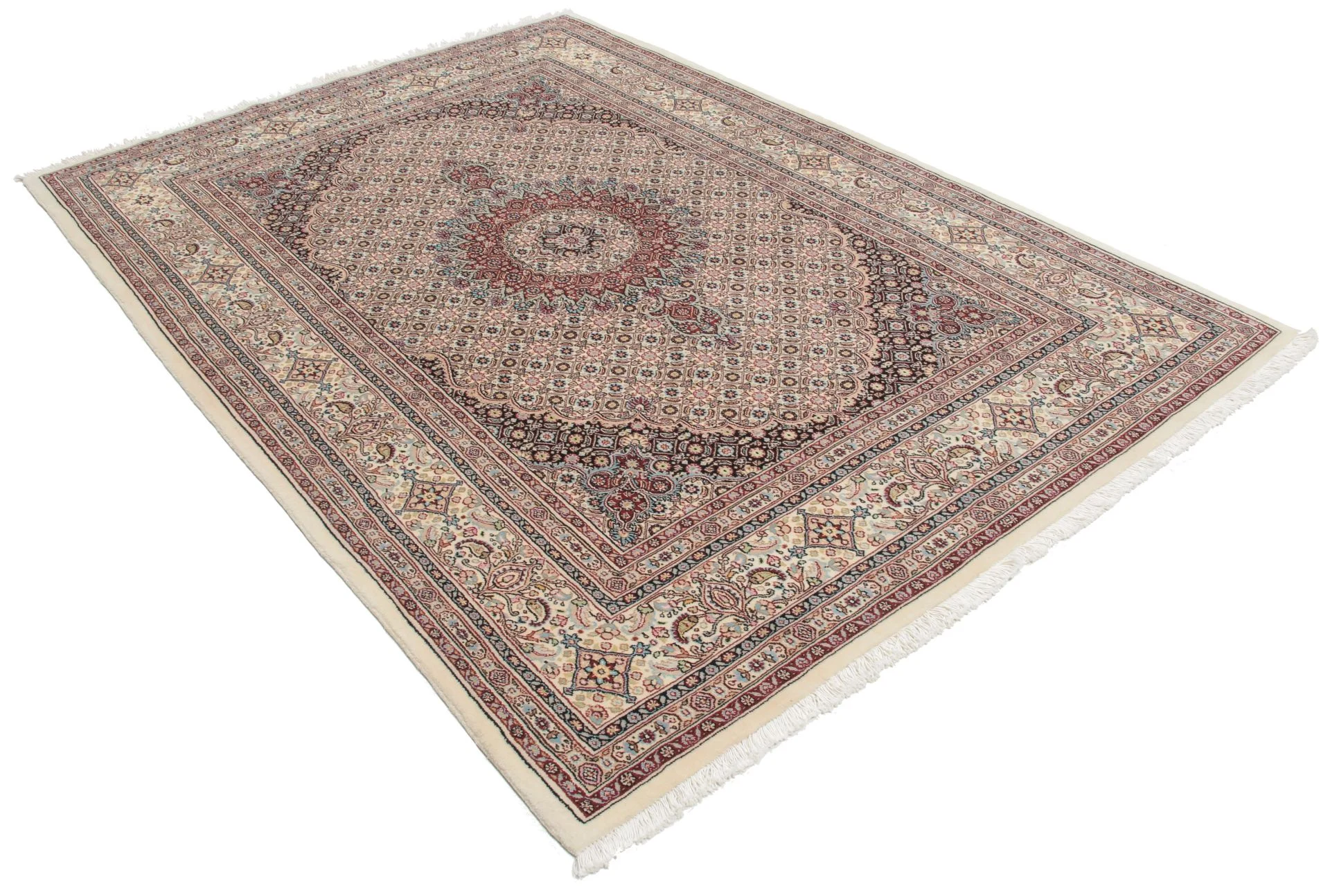 Moud Persian Rug 152 × 218 cm, Wool, hand-knotted