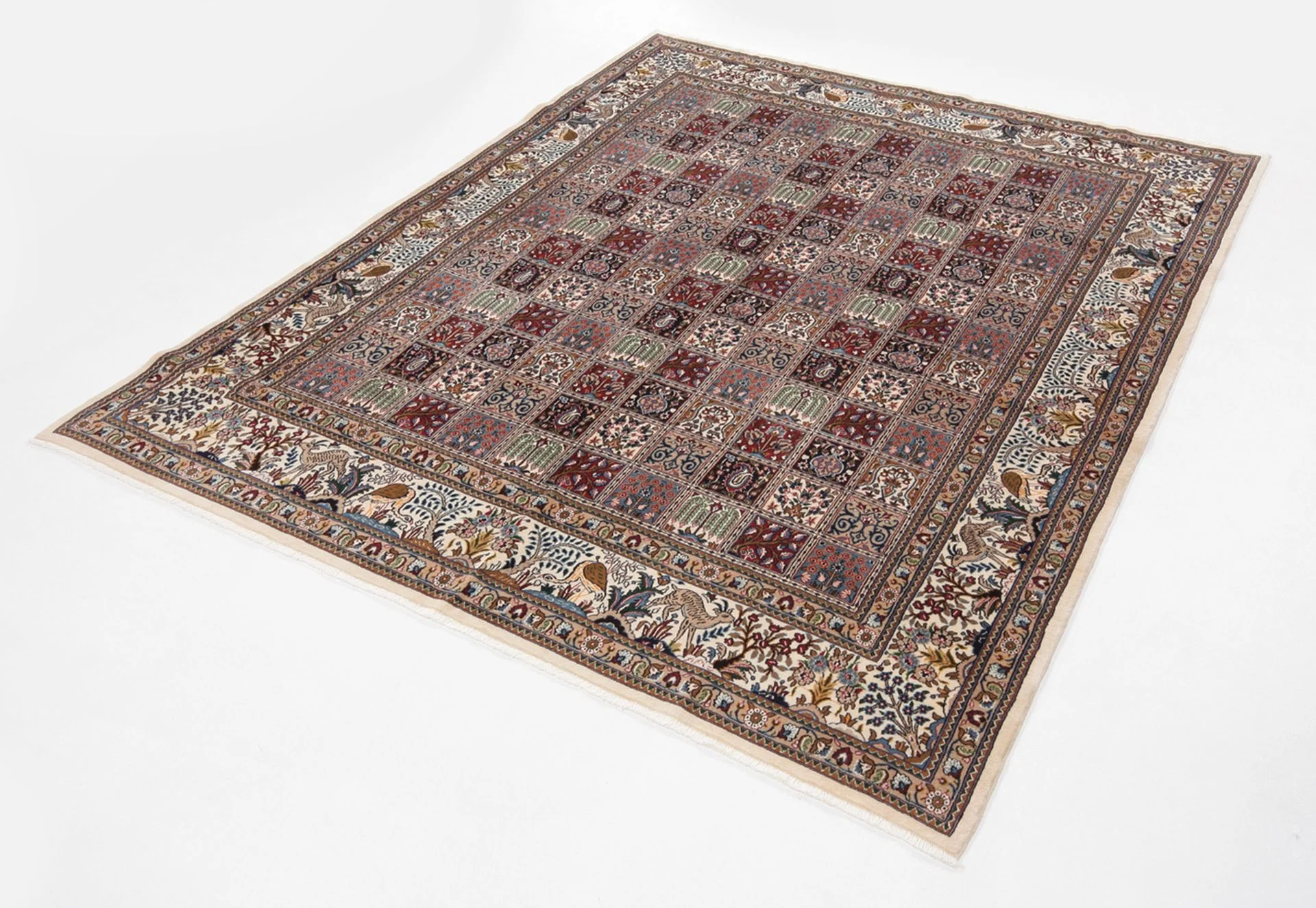 Moud Persian Rug — hand-knotted, 245 × 300 cm, Wool