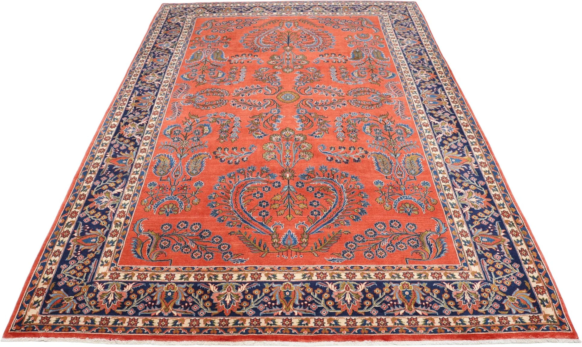 Sarouk Persian Rug 212 × 303 cm, Wool, hand-knotted