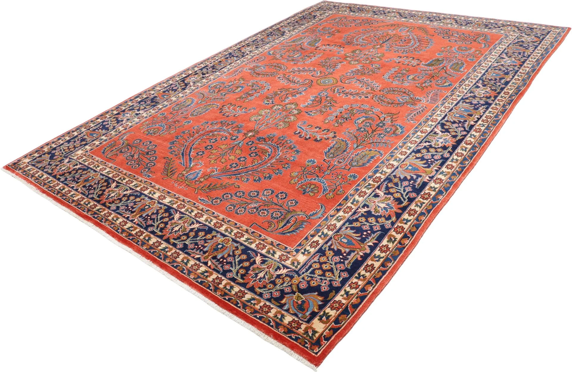Sarouk Persian Rug 212 × 303 cm, Wool, hand-knotted