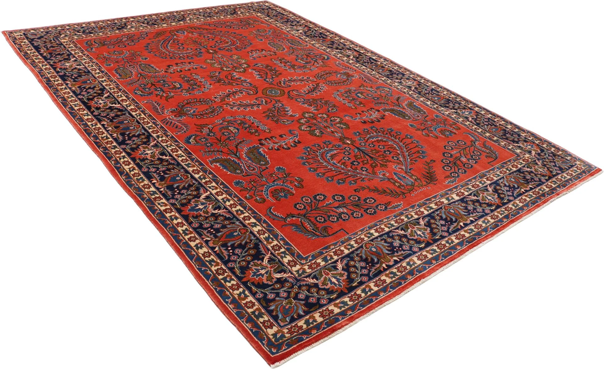 Sarouk Persian Rug 212 × 303 cm, Wool, hand-knotted