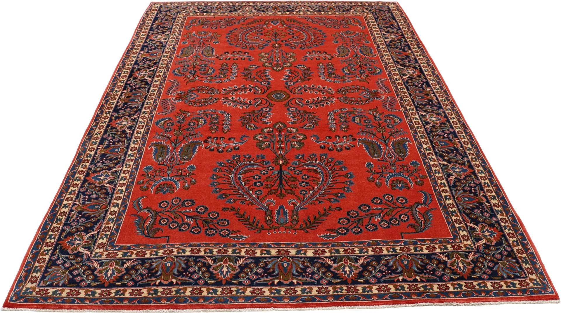 Sarouk Persian Rug 212 × 303 cm, Wool, hand-knotted