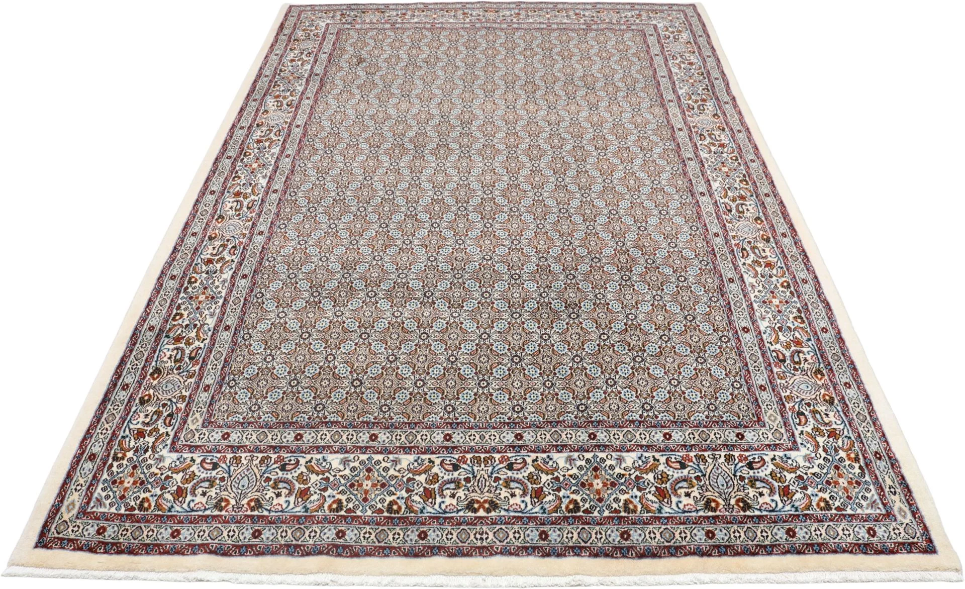 Moud Persian Rug — hand-knotted, 198 × 298 cm, Wool
