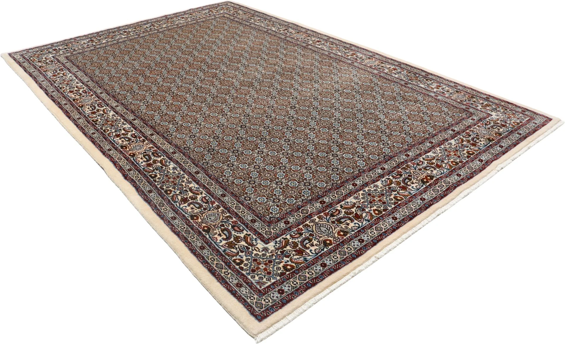 Moud Persian Rug — hand-knotted, 198 × 298 cm, Wool