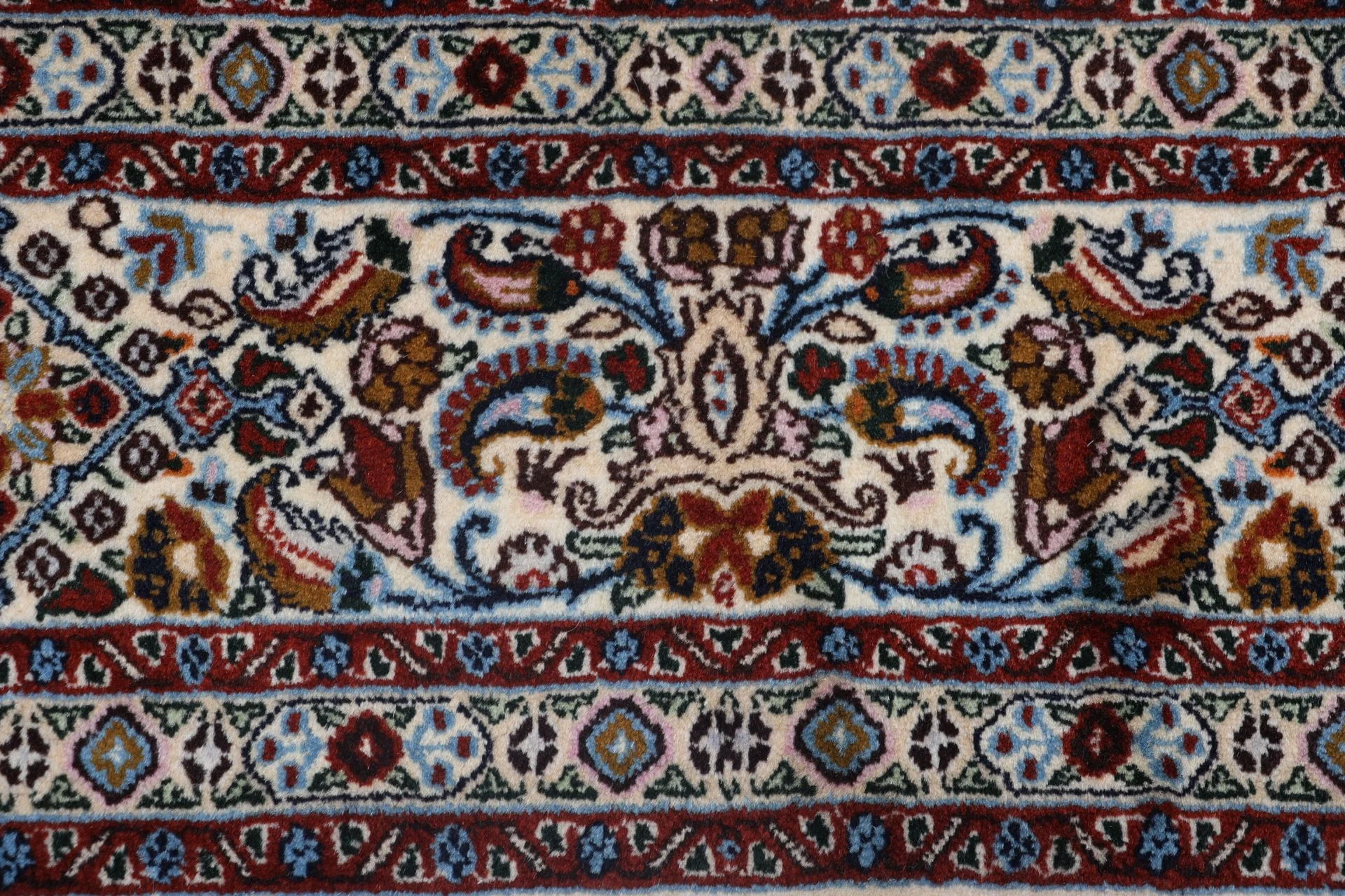 Moud Persian Rug — hand-knotted, 198 × 298 cm, Wool